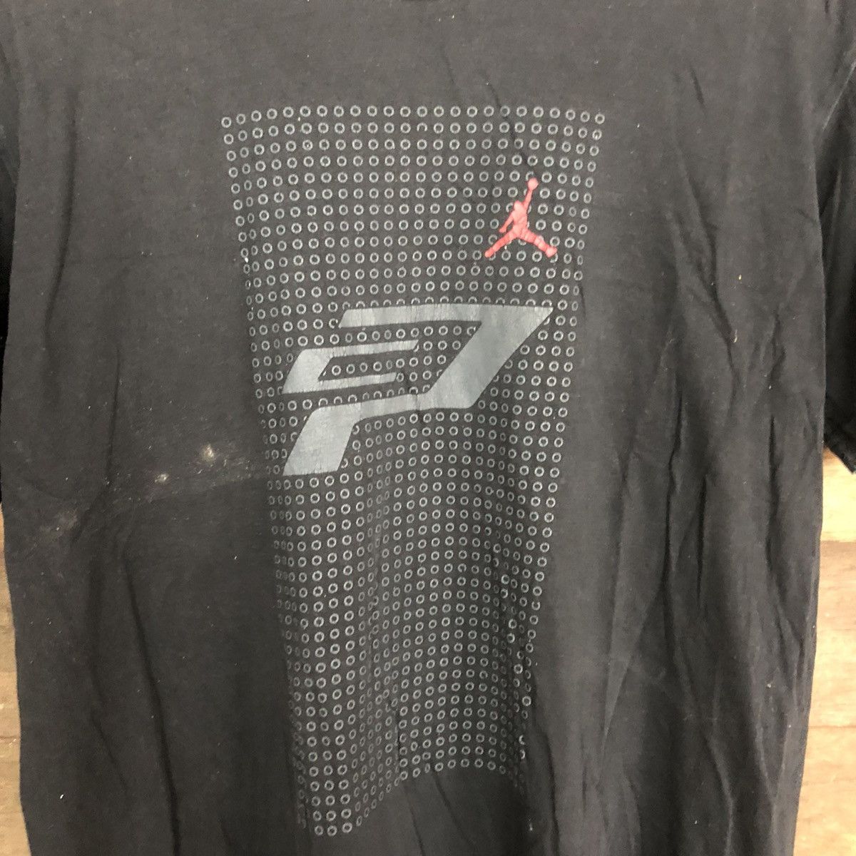 Japanese Brand Nike X Jordan Black Short Sleeve Shirt #c1183 Size US M / EU 48-50 / 2 - 8 Thumbnail