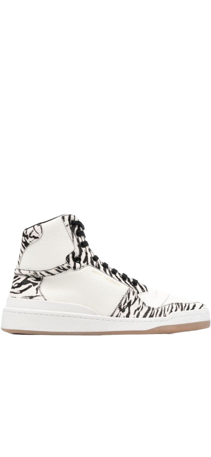 Saint Laurent Paris Saint Laurent Zebra Print High Top Sneakers | Grailed