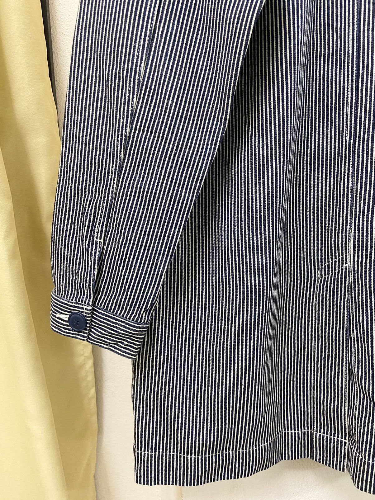 Other Rare GU Long Denim Jacket Hickory Stripe Size US S / EU 44-46 / 1 - 12 Thumbnail