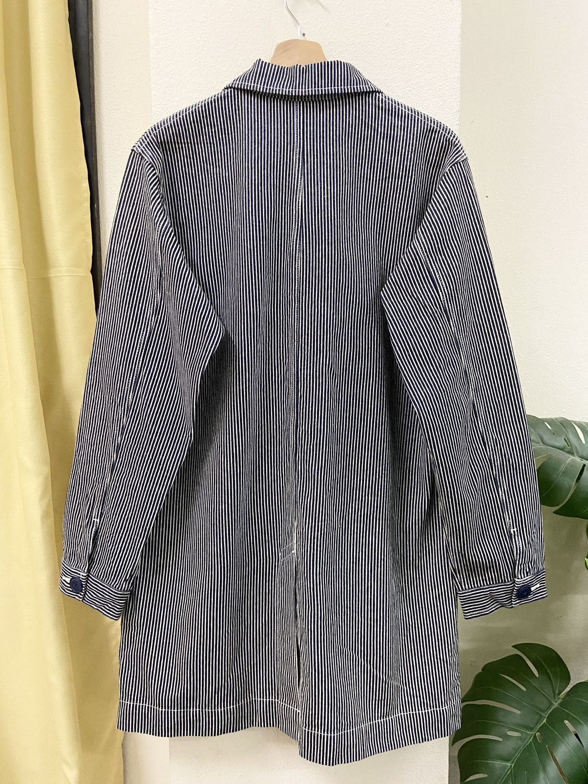 Other Rare GU Long Denim Jacket Hickory Stripe Size US S / EU 44-46 / 1 - 11 Thumbnail
