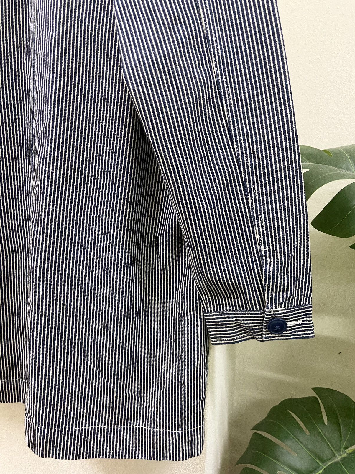 Other Rare GU Long Denim Jacket Hickory Stripe Size US S / EU 44-46 / 1 - 13 Thumbnail
