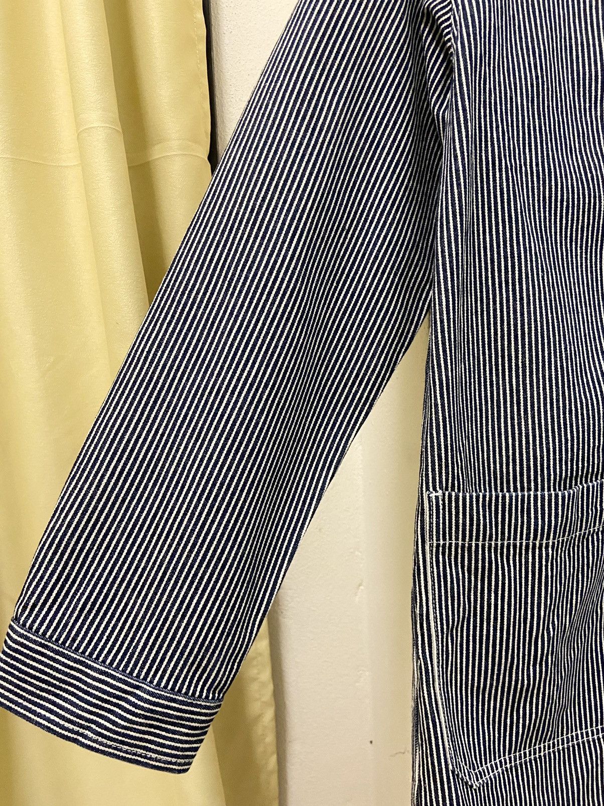 Other Rare GU Long Denim Jacket Hickory Stripe Size US S / EU 44-46 / 1 - 9 Thumbnail