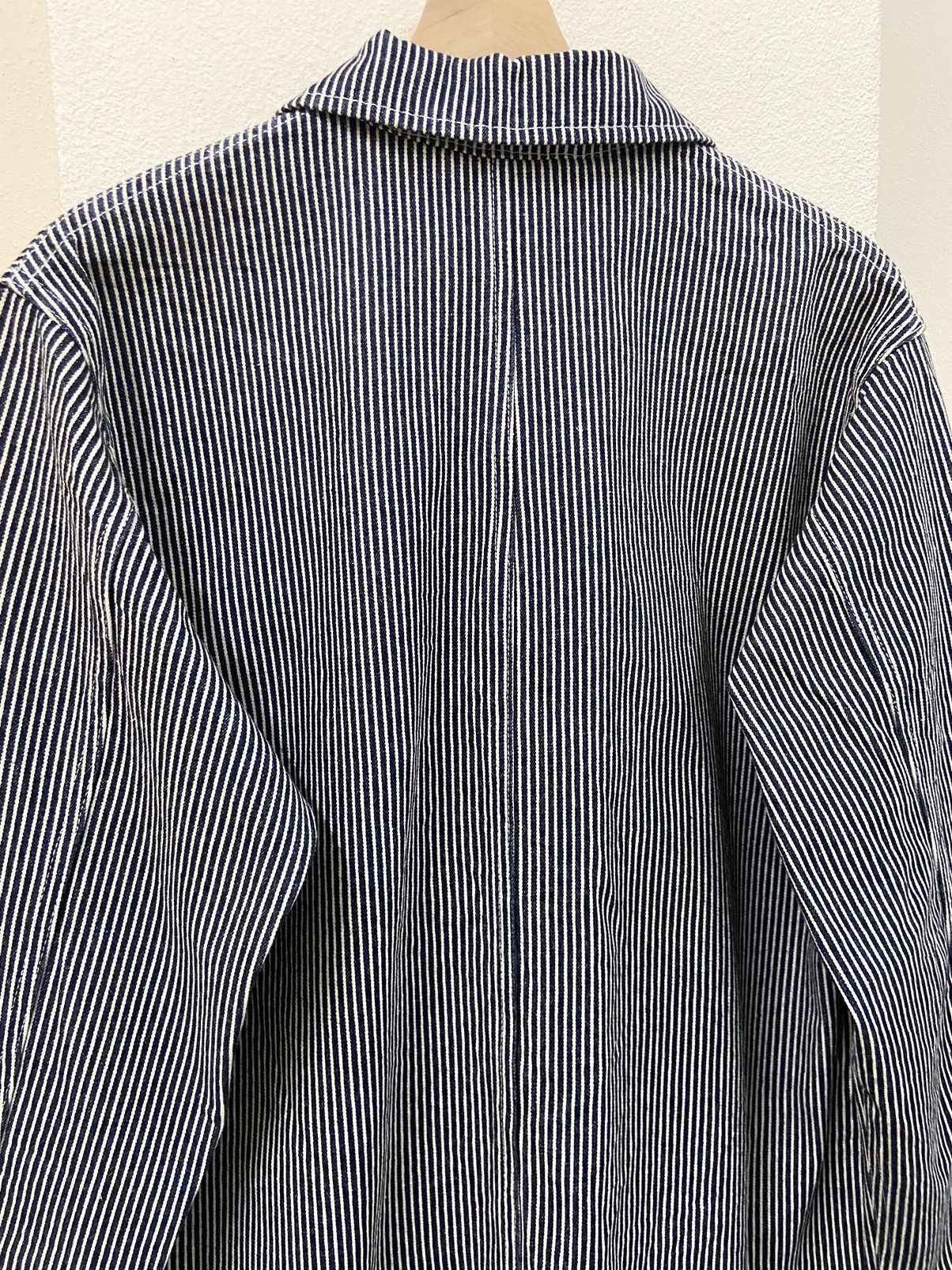 Other Rare GU Long Denim Jacket Hickory Stripe Size US S / EU 44-46 / 1 - 14 Thumbnail