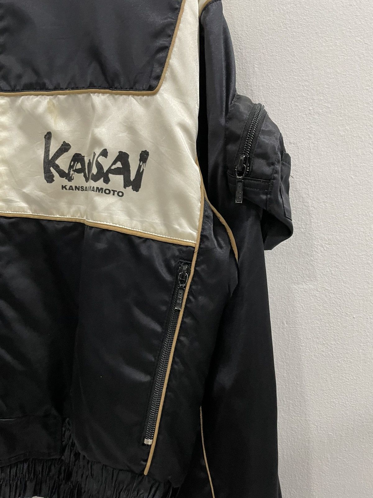 Kansai Yamamoto Vintage Kansai Yamamoto X Daiwa Bomber Jacket Size US L / EU 52-54 / 3 - 11 Thumbnail
