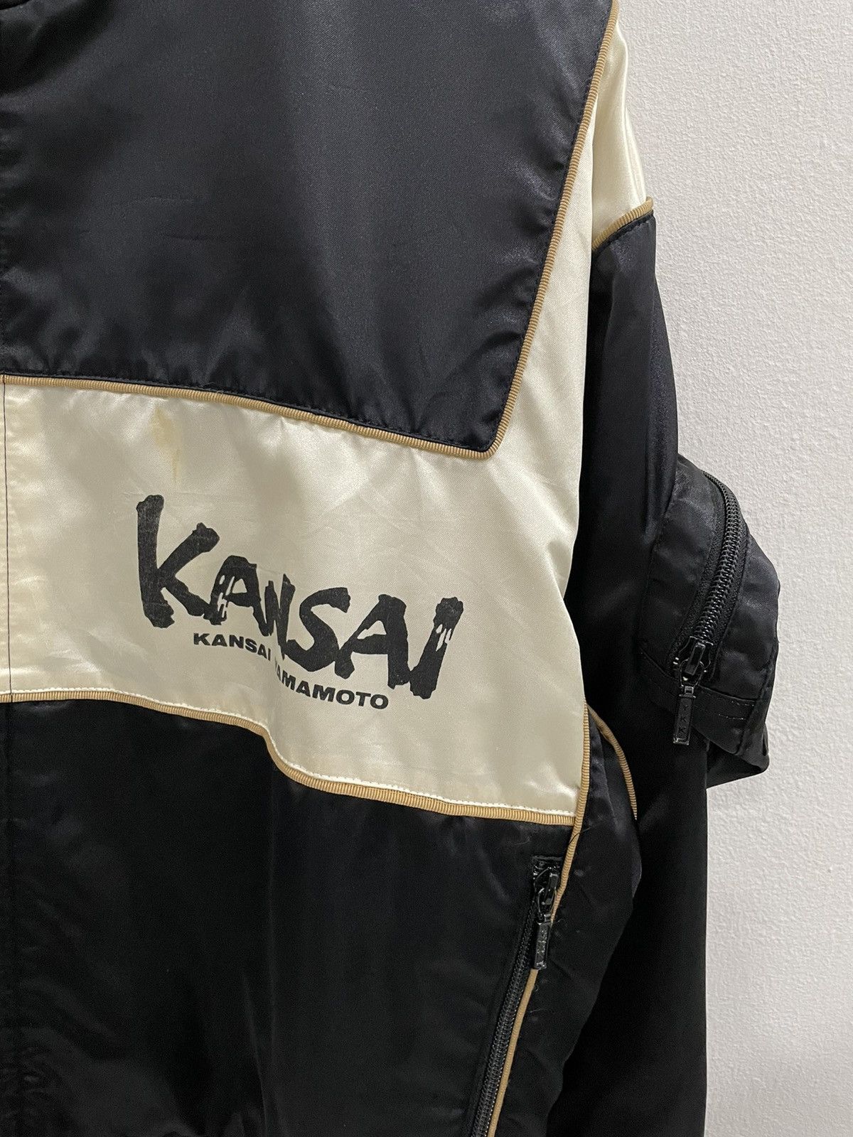 Kansai Yamamoto Vintage Kansai Yamamoto X Daiwa Bomber Jacket Size US L / EU 52-54 / 3 - 9 Thumbnail
