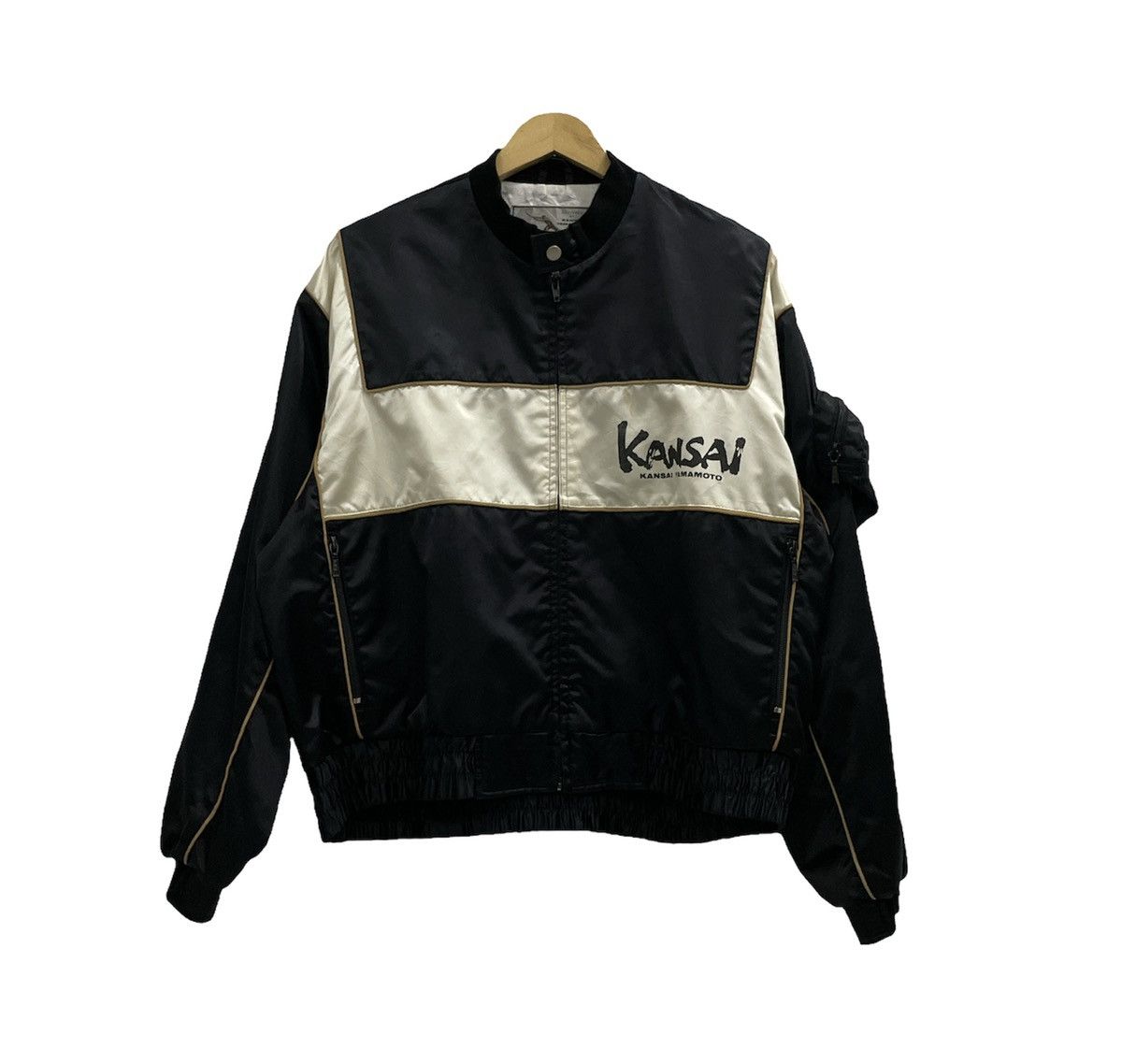 Kansai Yamamoto Vintage Kansai Yamamoto X Daiwa Bomber Jacket Size US L / EU 52-54 / 3 - 5 Thumbnail
