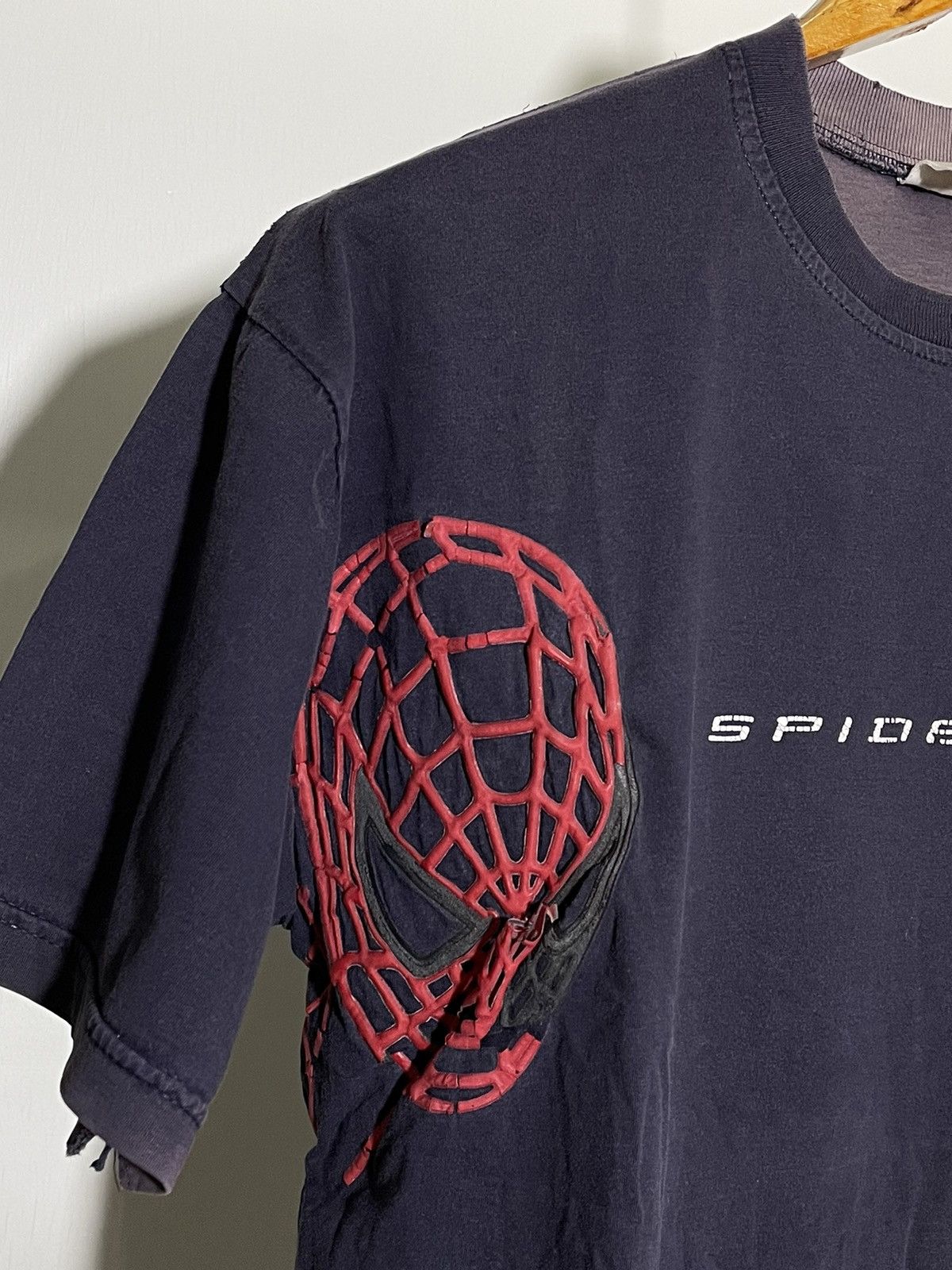 Marvel Comics VINTAGE Y2K 2004 SPIDER-MAN 2 SONY MOVIE PROMO T-SHIRT Size US L / EU 52-54 / 3 - 3 Thumbnail