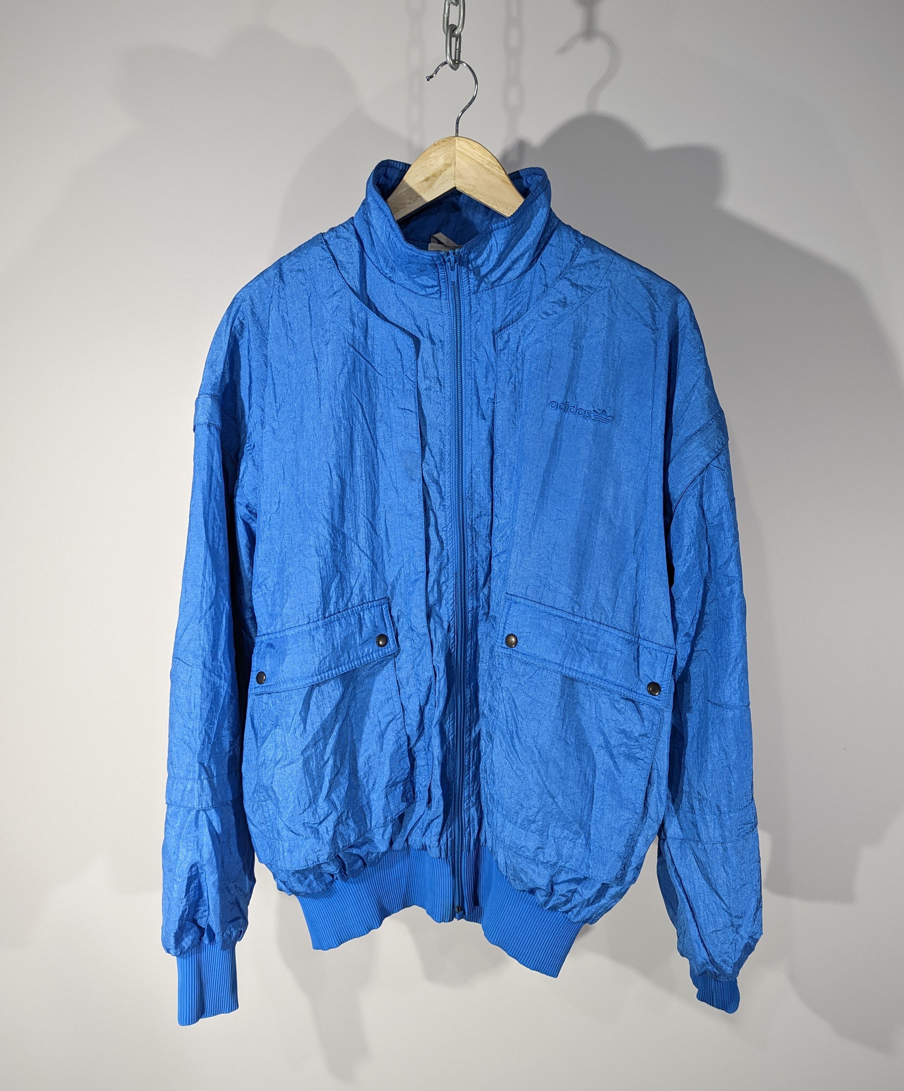 Adidas Vintage Adidas Nylon Bomber Jacket Gilet Removable Sleeves Size US M / EU 48-50 / 2 - 1 Thumbnail
