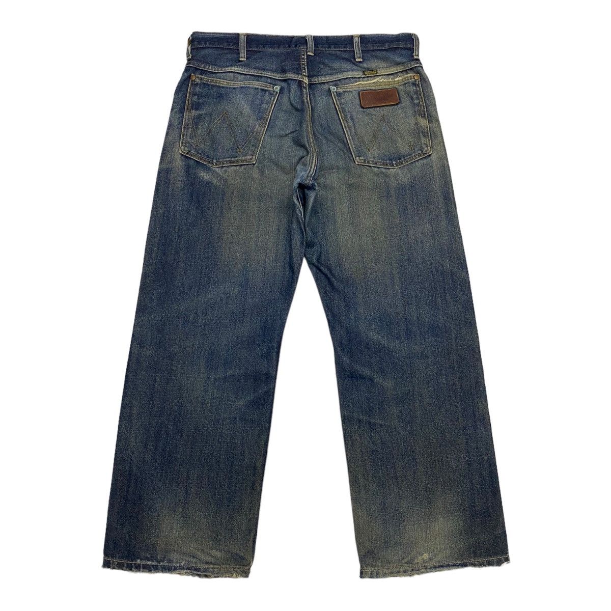 Vintage WRANGLER X MY NEIGHBORS THE YAMADAS CUSTOM DENIM PANTS Size US 35 - 2 Thumbnail