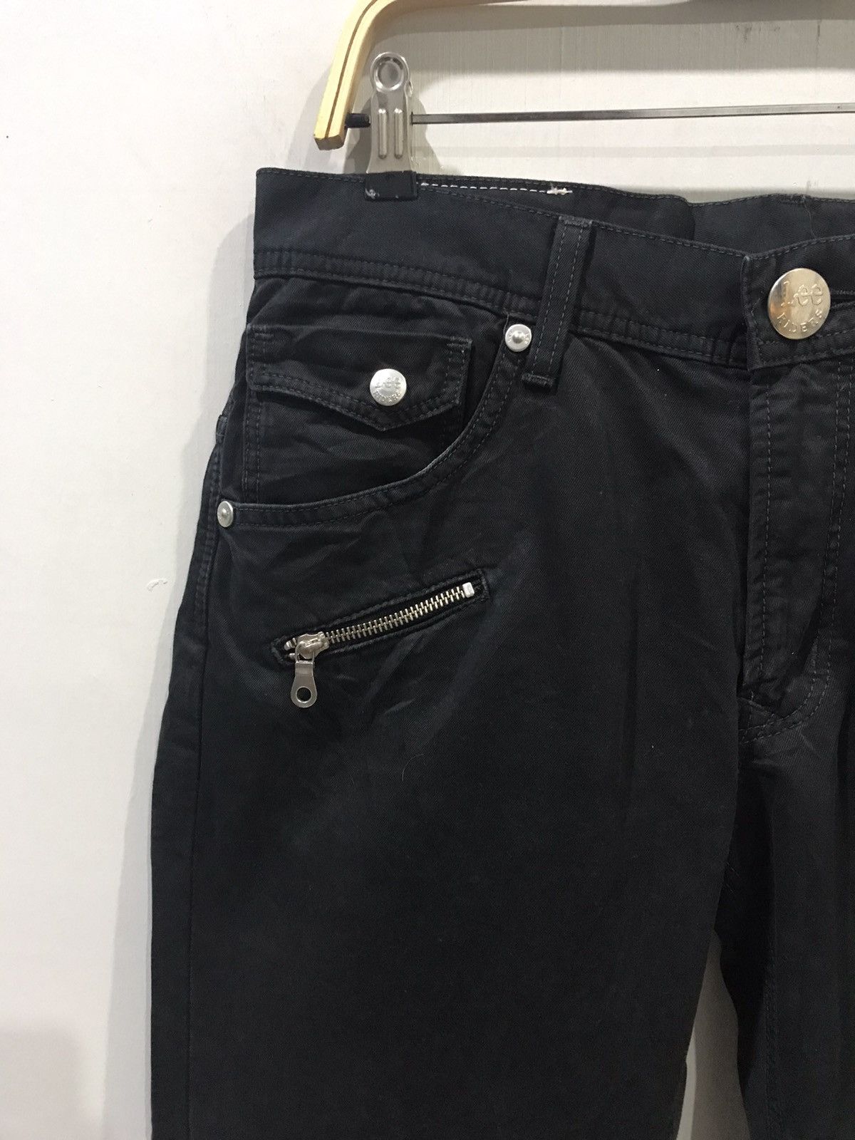 Lee Lee Riders Zipper Seditionaries Punk Street Slim Fit Pant Size US 33 - 3 Thumbnail