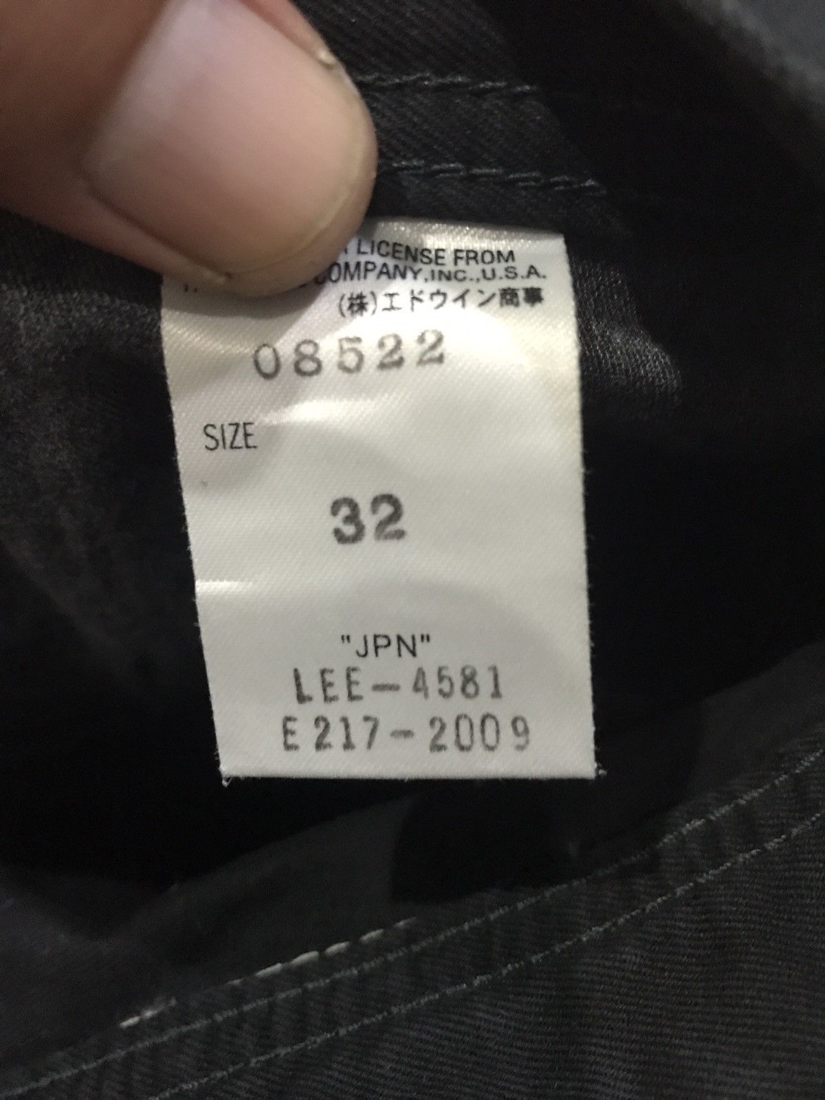 Lee Lee Riders Zipper Seditionaries Punk Street Slim Fit Pant Size US 33 - 16 Thumbnail