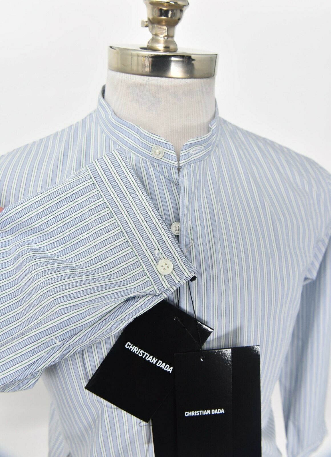 Christian Dada RRP 480$ BNWT Christian Dada Blue Araki Shirt Size S Size US S / EU 44-46 / 1 - 5 Thumbnail