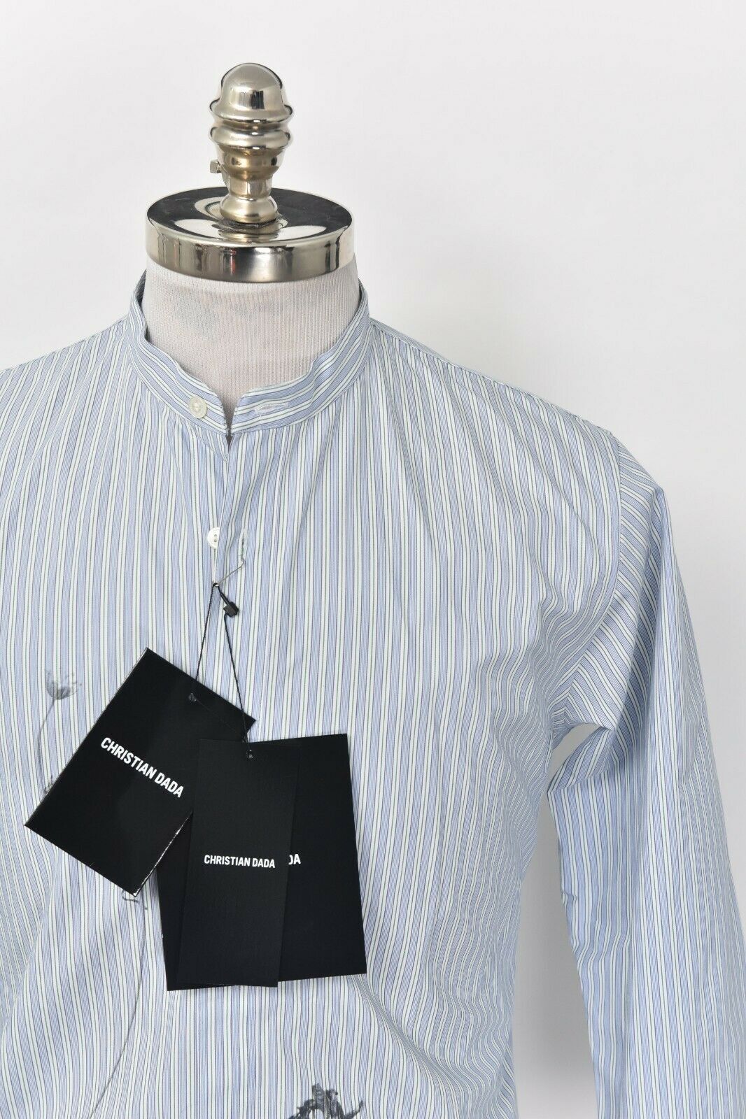 Christian Dada RRP 480$ BNWT Christian Dada Blue Araki Shirt Size S Size US S / EU 44-46 / 1 - 2 Thumbnail