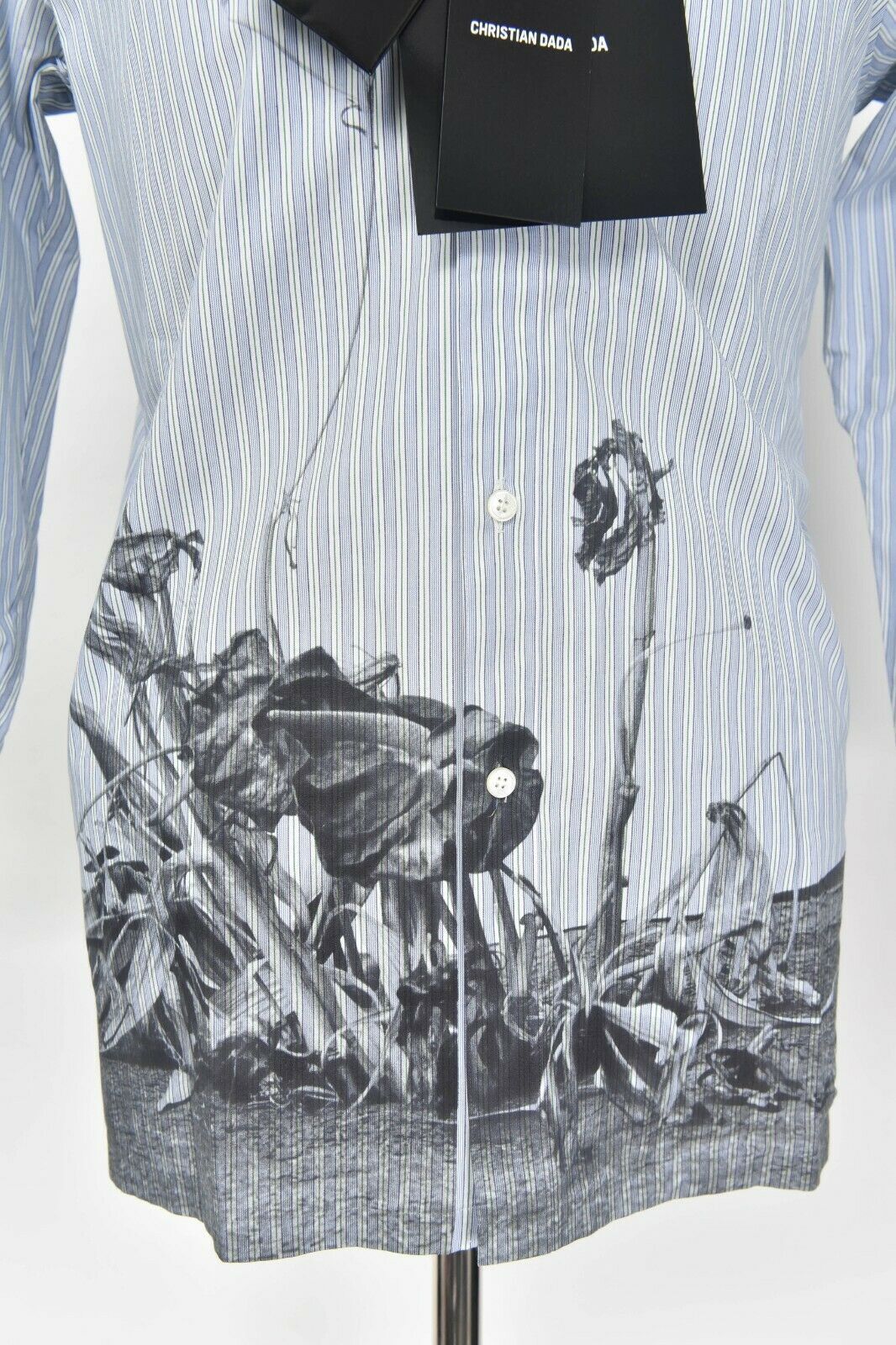 Christian Dada RRP 480$ BNWT Christian Dada Blue Araki Shirt Size S Size US S / EU 44-46 / 1 - 4 Thumbnail
