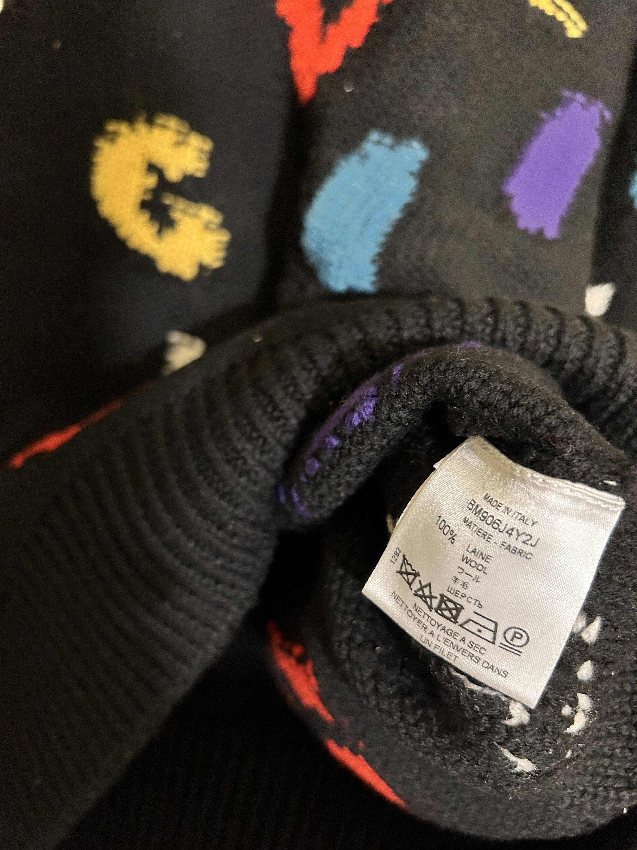 Givenchy jacquard logo intarsia sweater letter Size US M / EU 48-50 / 2 - 4 Thumbnail