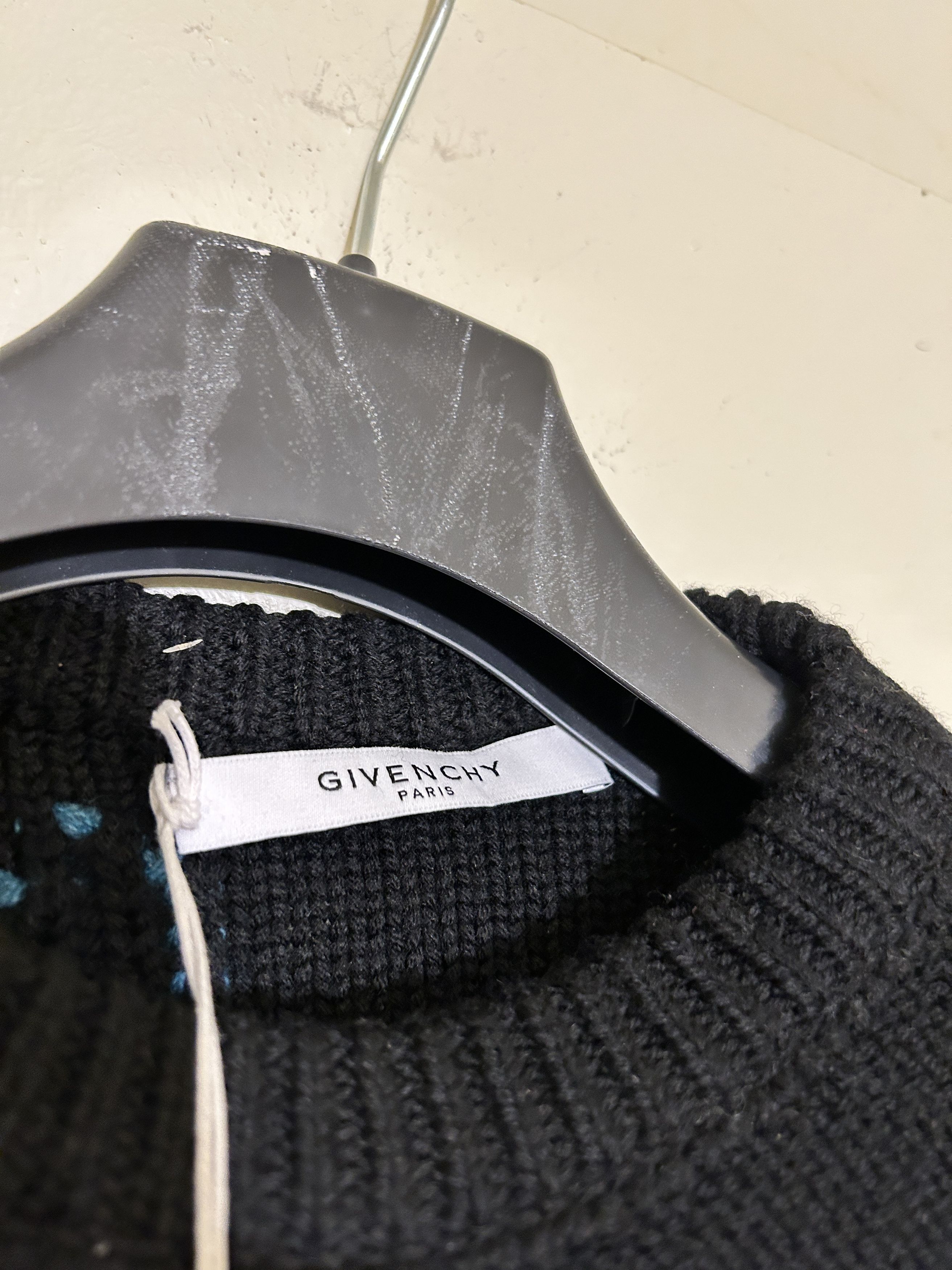 Givenchy jacquard logo intarsia sweater letter Size US M / EU 48-50 / 2 - 3 Thumbnail