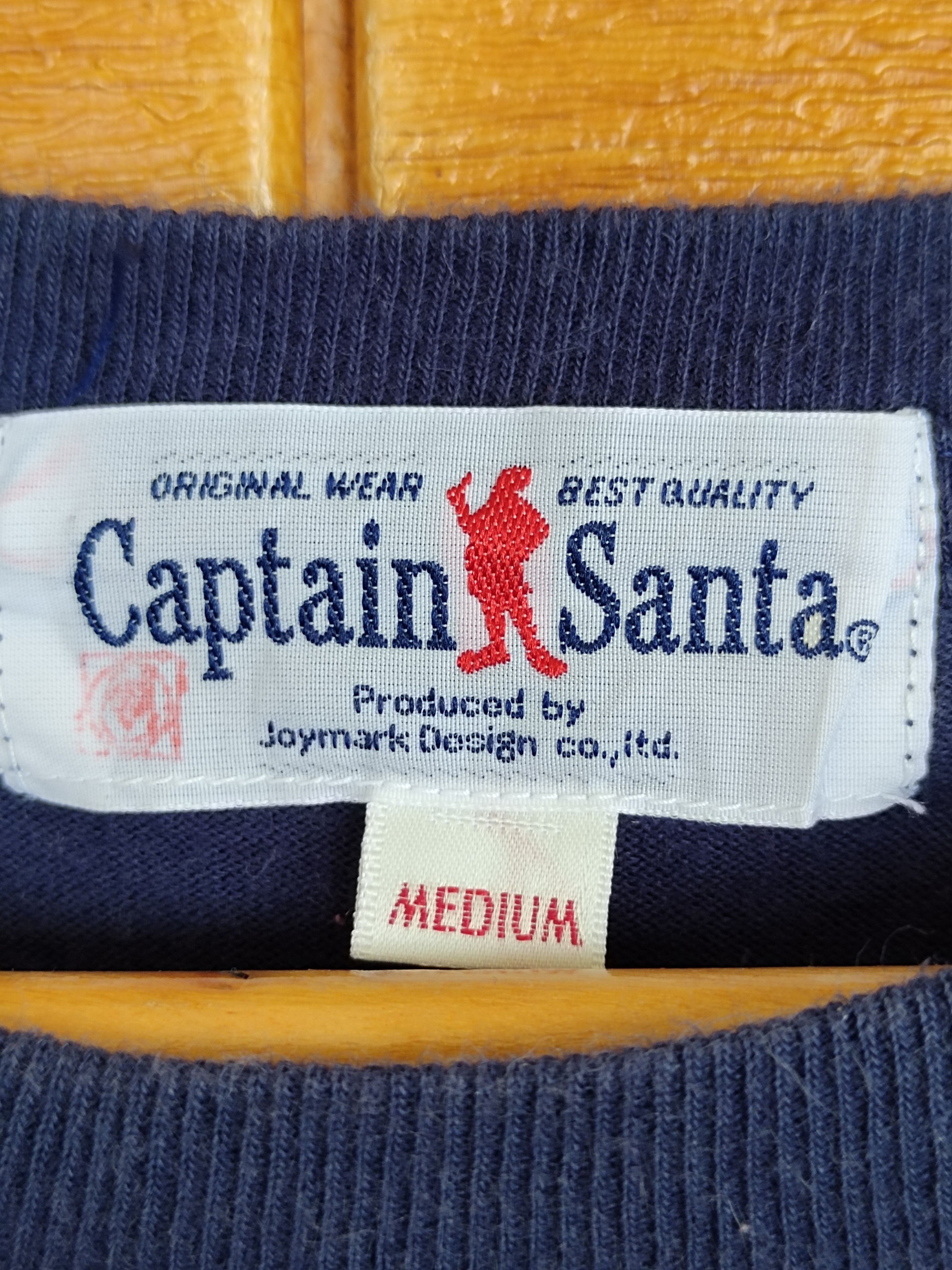 Vintage Vintage Captain Santa Club America Flag T-Shirt Size US M / EU 48-50 / 2 - 10 Thumbnail