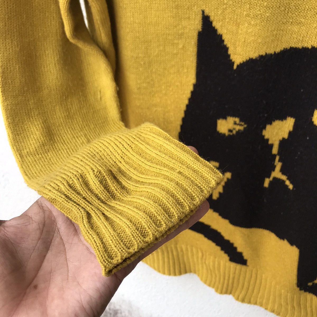 Aran Isles Knitwear Vintage Stippy Cat Motive Pullover Knitwear Size US M / EU 48-50 / 2 - 6 Thumbnail