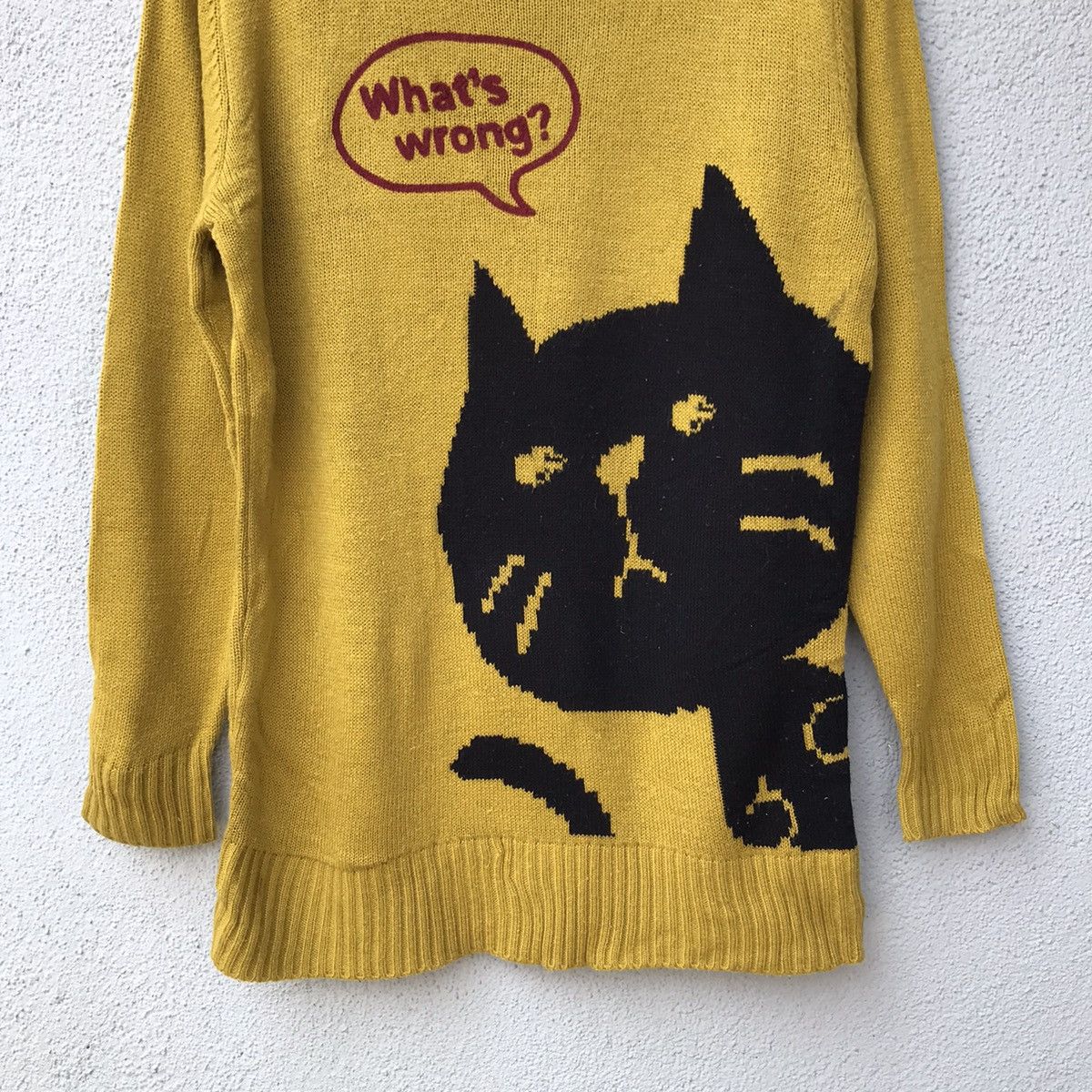 Aran Isles Knitwear Vintage Stippy Cat Motive Pullover Knitwear Size US M / EU 48-50 / 2 - 3 Thumbnail