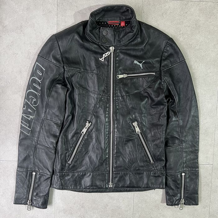 Puma ducati cheap leather jacket