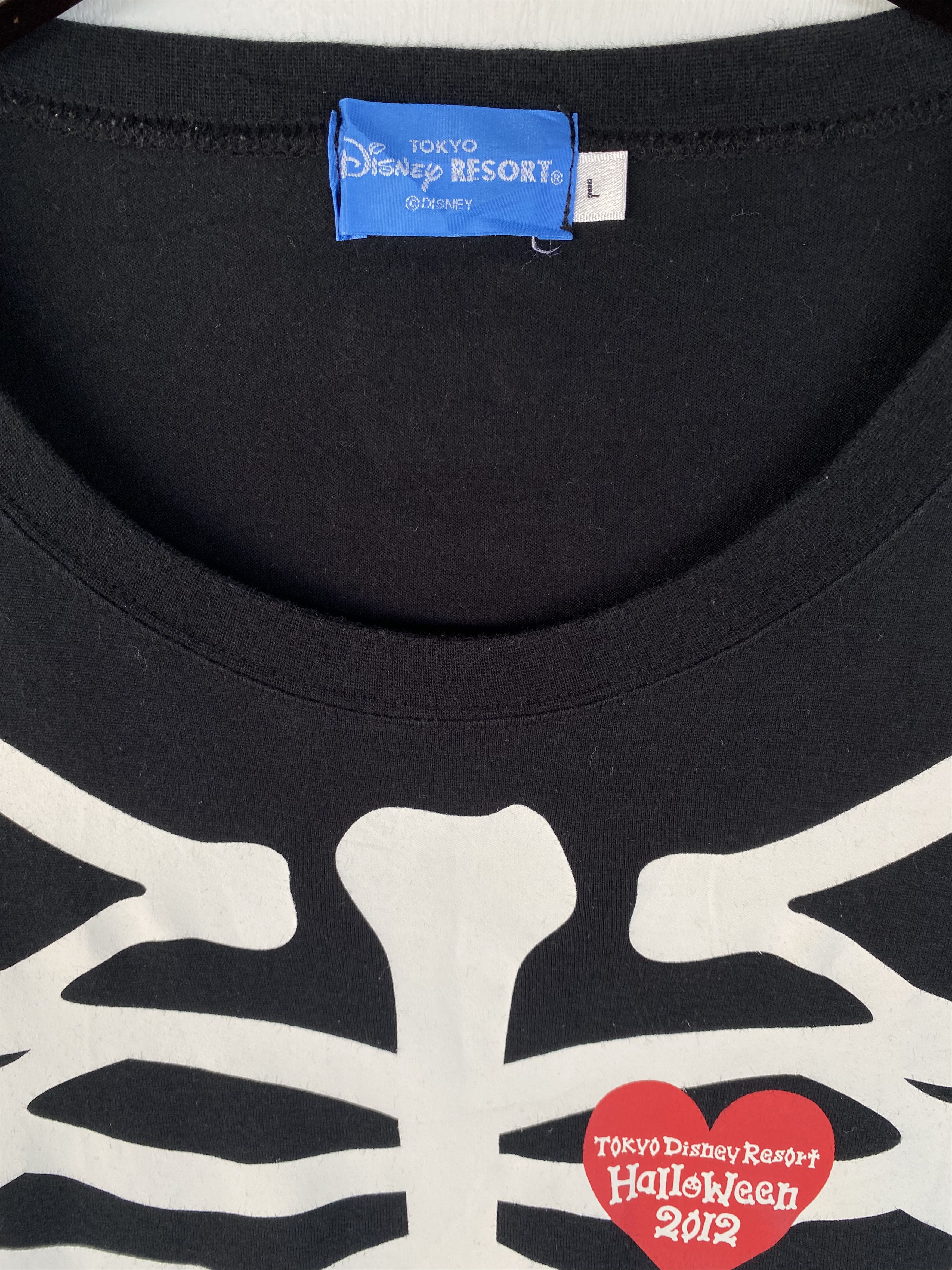 Disney 💥HALLOWEEN NIGHT disney mickey mouses Bones design shirt Size US L / EU 52-54 / 3 - 3 Thumbnail