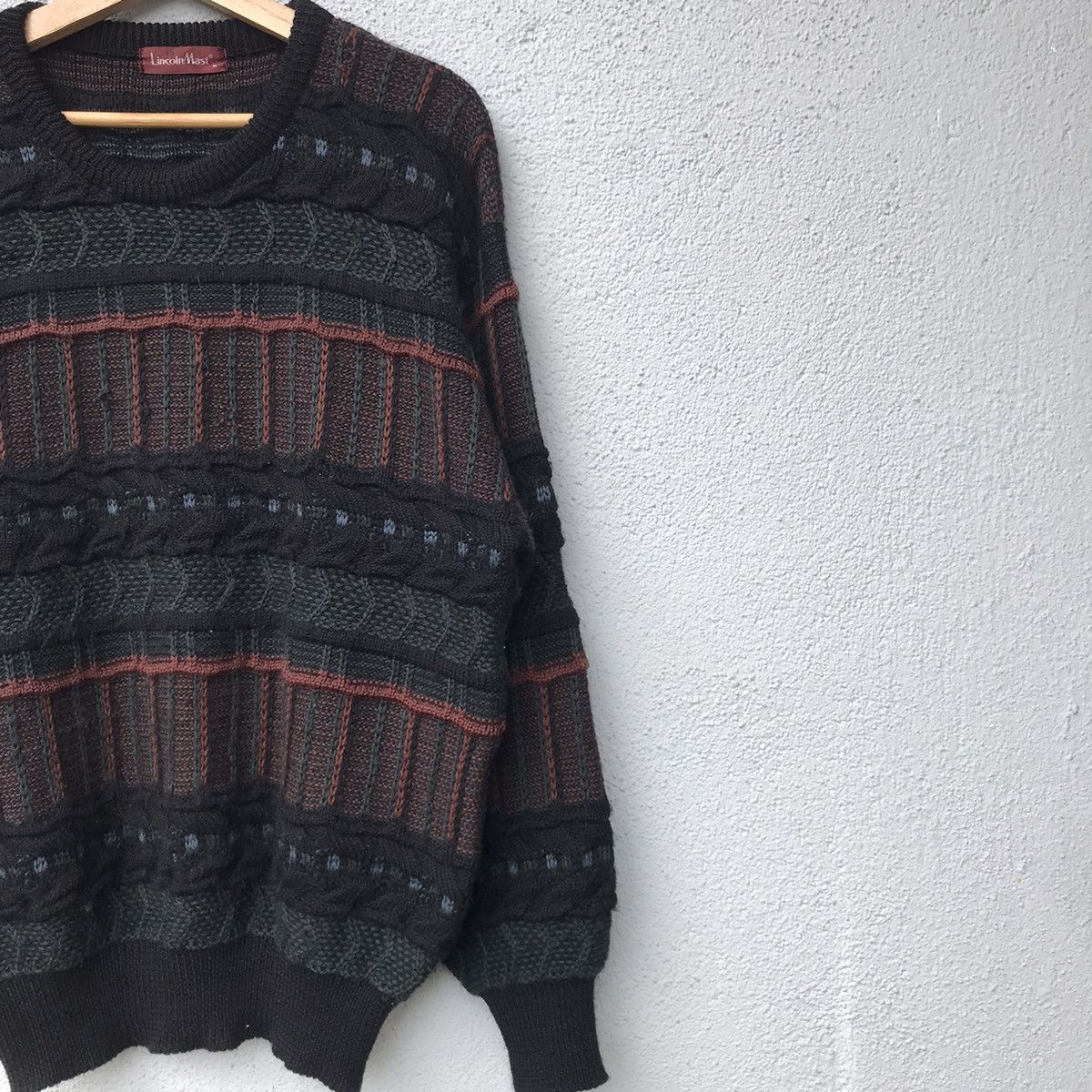Aran Isles Knitwear Vintage LincolnMast Cable Knit Jumper Knitwear Sweater Size US L / EU 52-54 / 3 - 5 Thumbnail