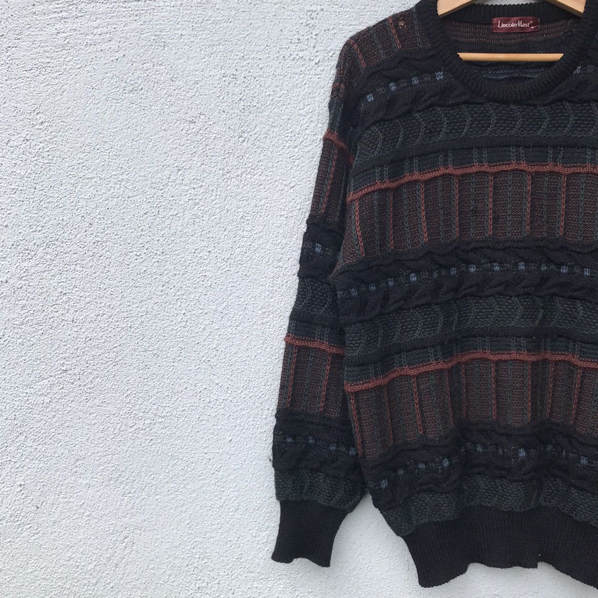 Aran Isles Knitwear Vintage LincolnMast Cable Knit Jumper Knitwear Sweater Size US L / EU 52-54 / 3 - 4 Thumbnail