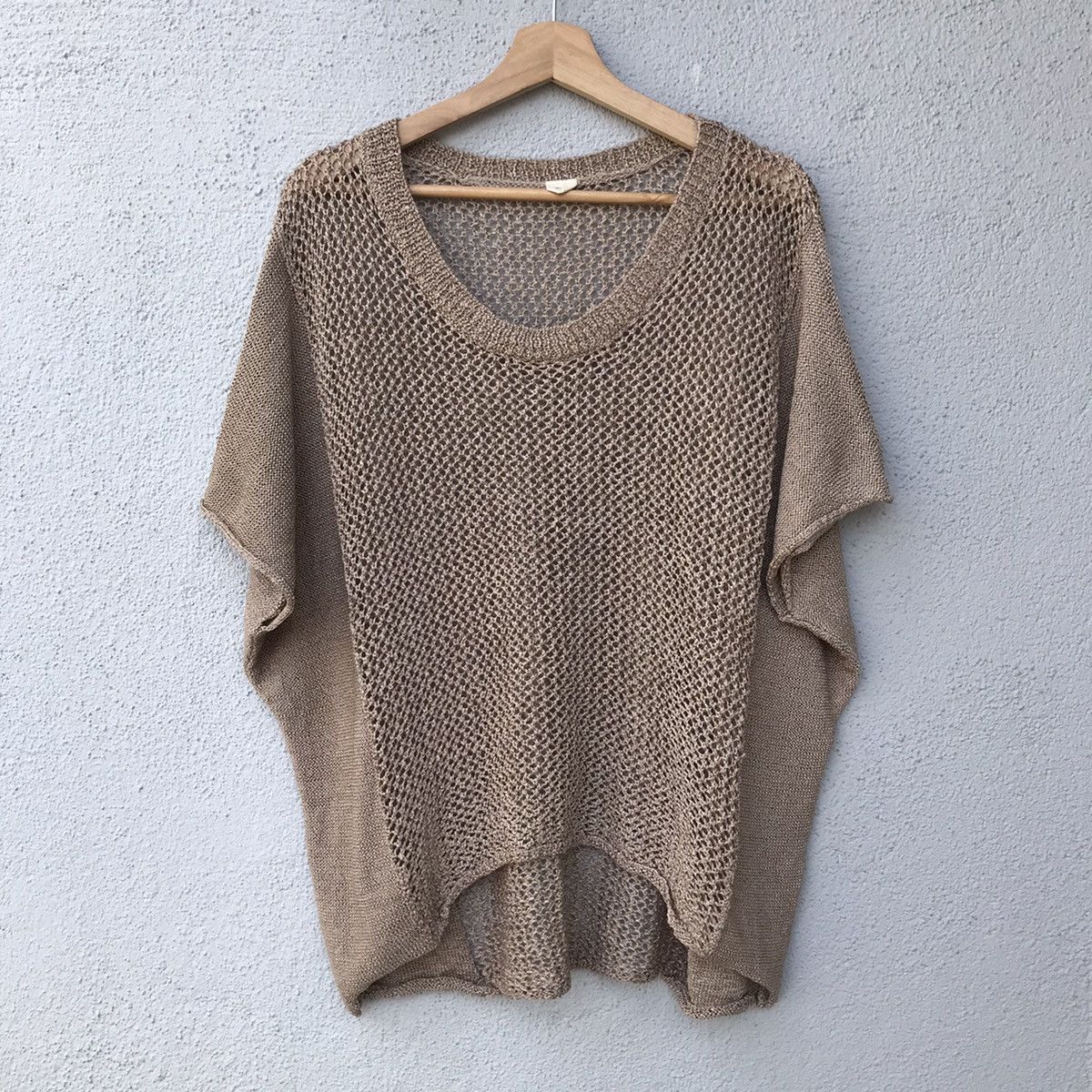 Brown Knitted Oversized Sweater