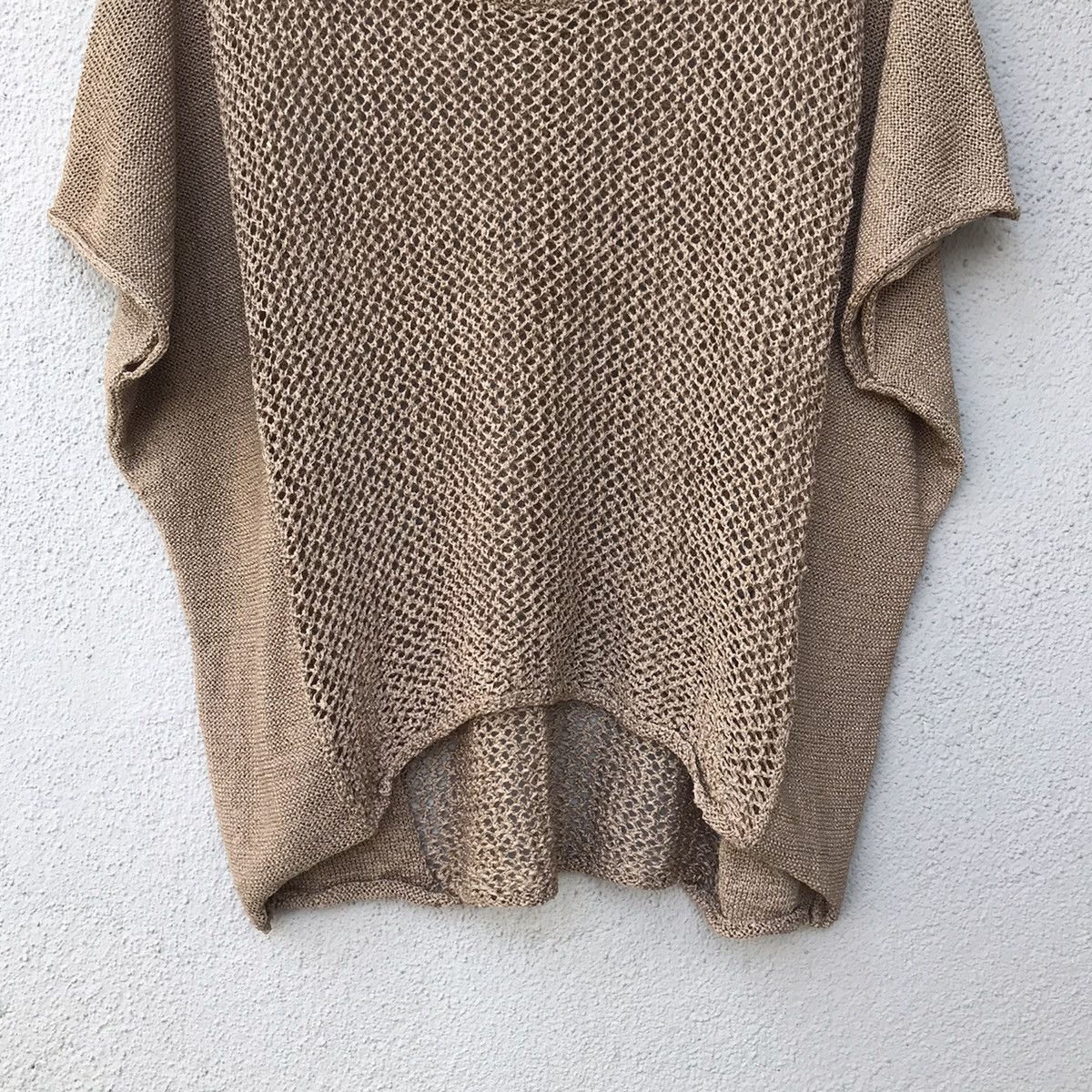 Japanese Brand Vintage Amourire Knit Mesh Crop Baggy Knitwear Size US L / EU 52-54 / 3 - 3 Thumbnail