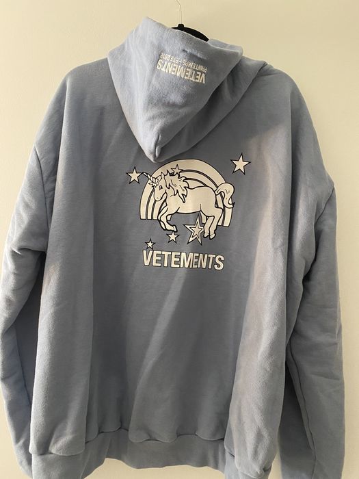 Vetements Vetements Unicorn and Rainbows hoodie Grailed