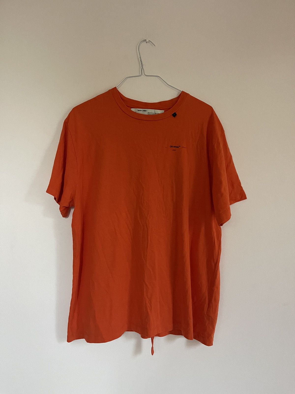 Off-White Off white orange abstract TEE Size US L / EU 52-54 / 3 - 3 Thumbnail
