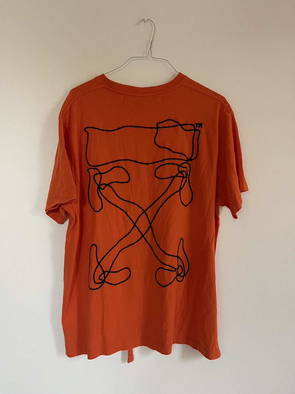 Off-White Off white orange abstract TEE Size US L / EU 52-54 / 3 - 4 Thumbnail