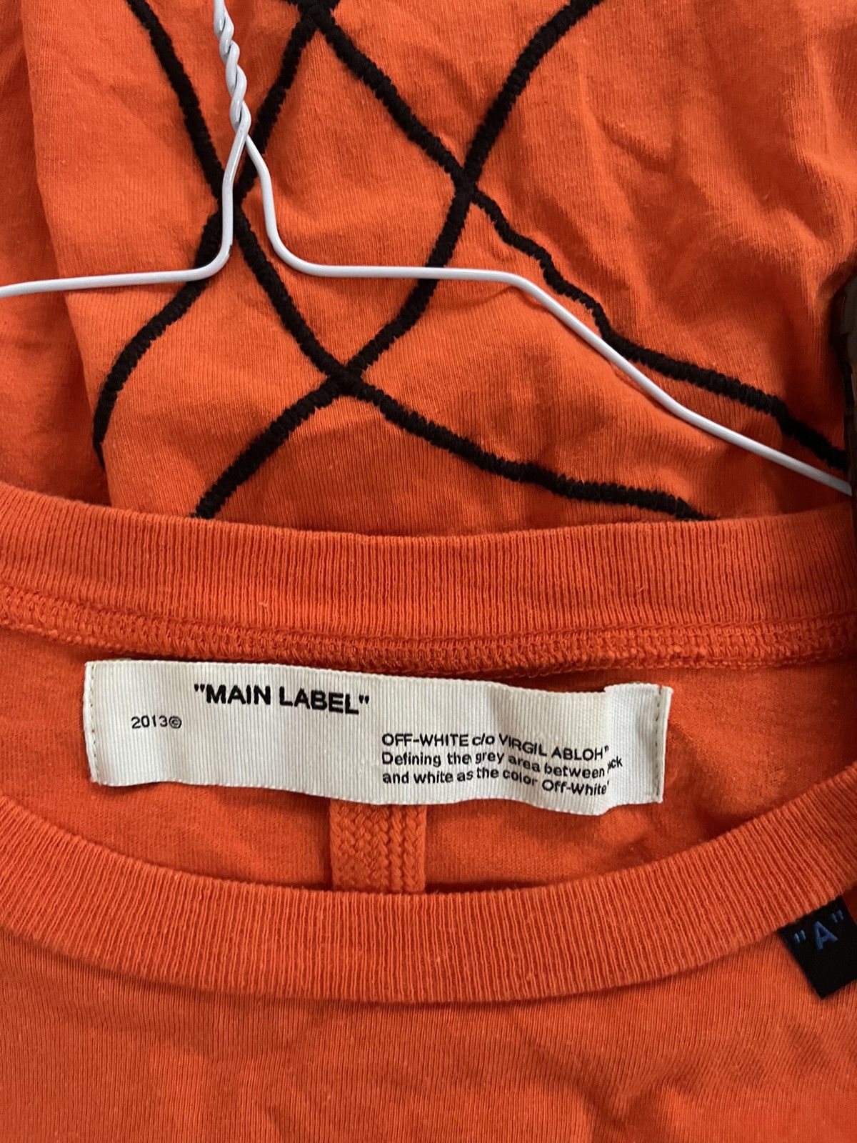 Off-White Off white orange abstract TEE Size US L / EU 52-54 / 3 - 8 Thumbnail