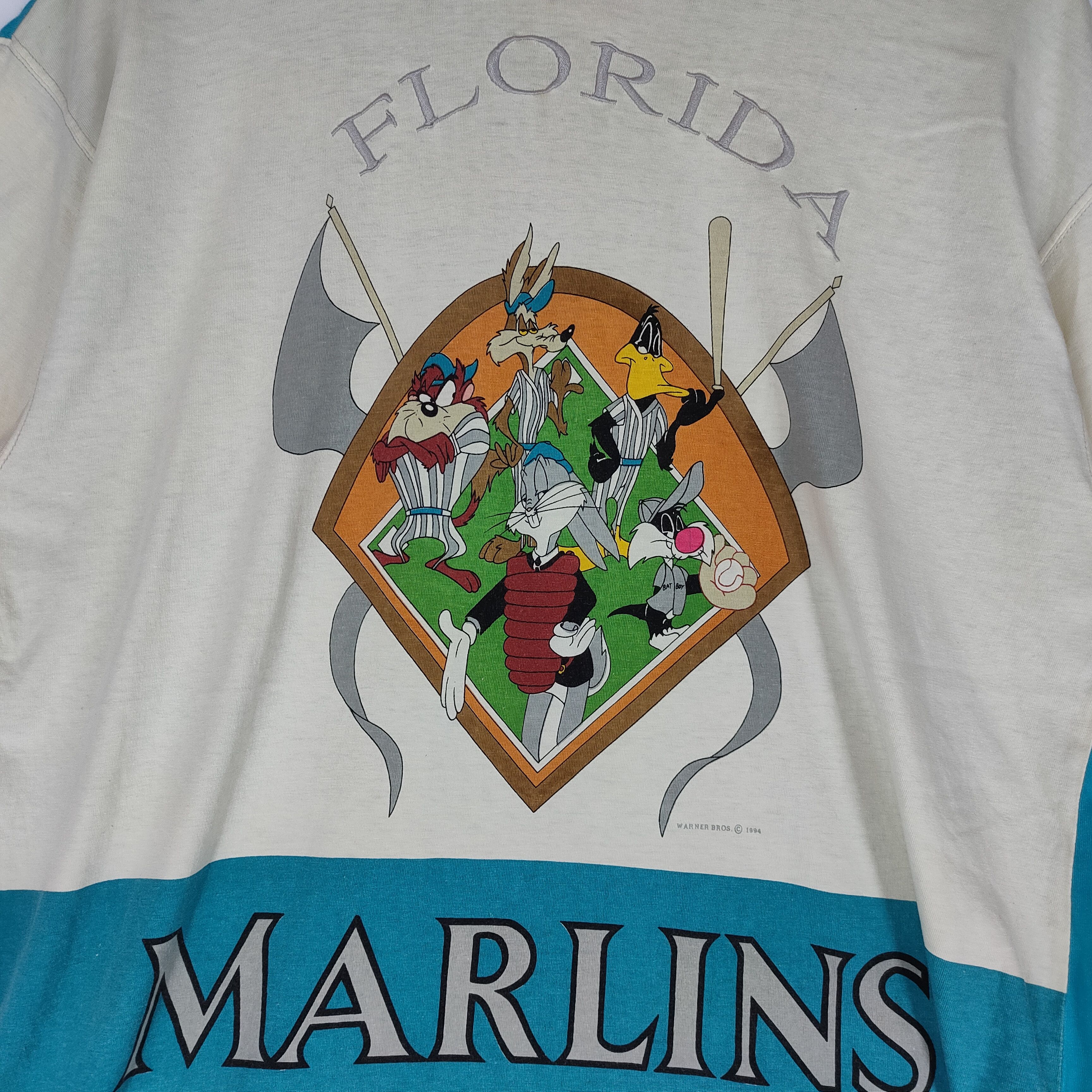 Vintage Vintage LOONEY TUNES ©1994 EMBROIDERY Short Sleeve Shirt Size US L / EU 52-54 / 3 - 3 Thumbnail