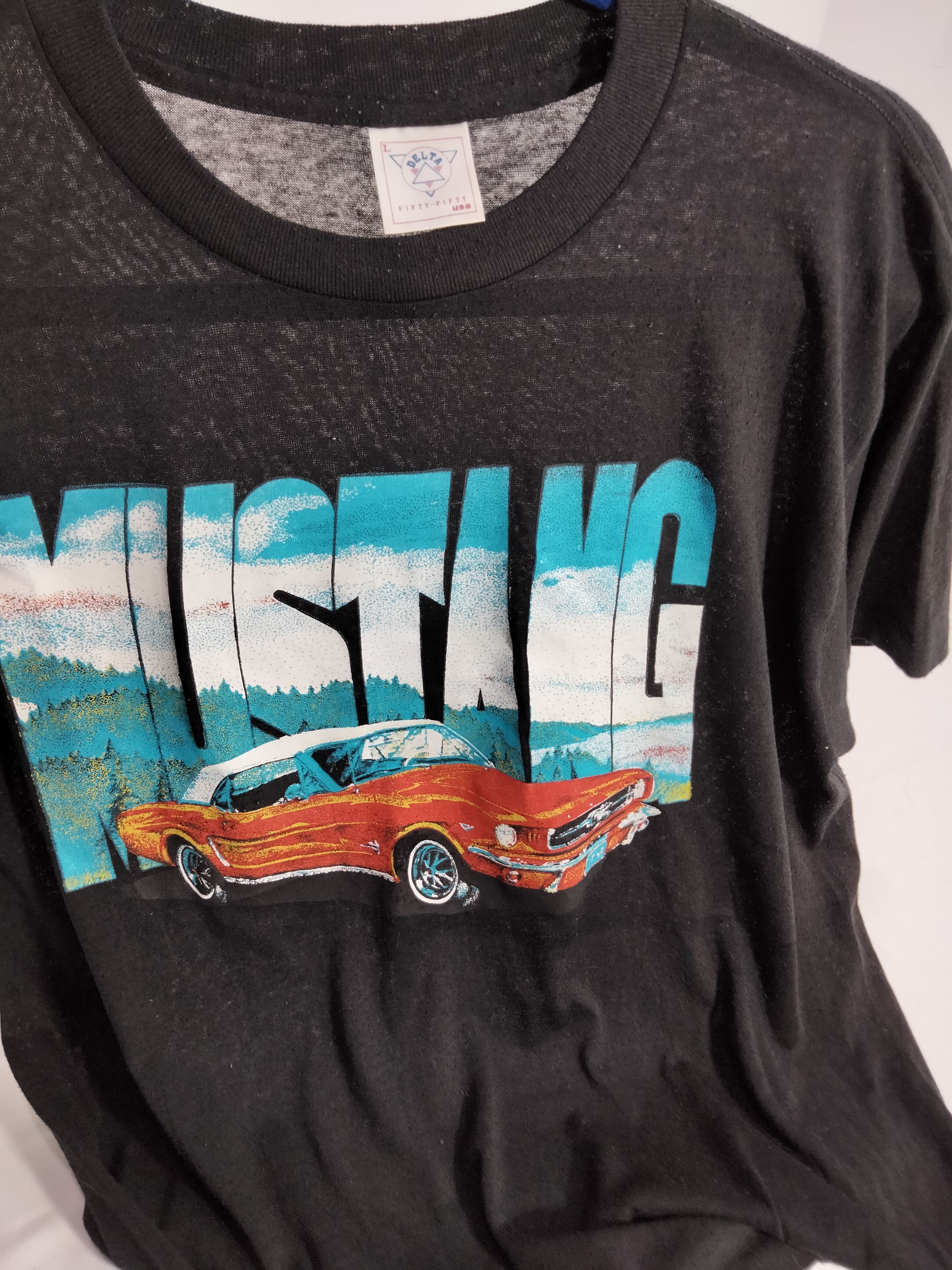 Delta × Mustang Vintage Mustang T shirt Delta Size US L / EU 52-54 / 3 - 3 Thumbnail