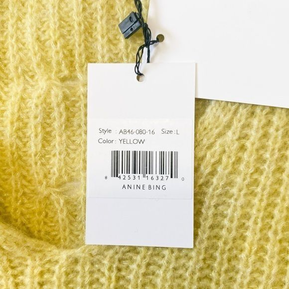 Anine Bing NWT Anine Bing Sunny Ribbed Alpaca-blend Sweater L Size L / US 10 / IT 46 - 6 Thumbnail