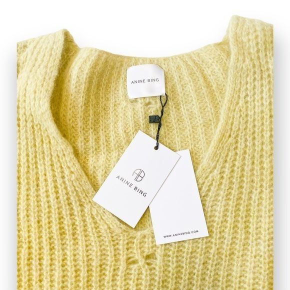 Anine Bing NWT Anine Bing Sunny Ribbed Alpaca-blend Sweater L Size L / US 10 / IT 46 - 7 Thumbnail