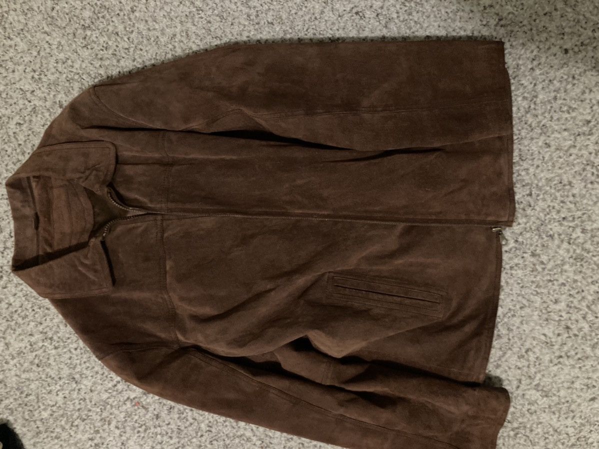 Danier × Vintage Vintage Suede Leather Jacket Size US XL / EU 56 / 4 - 1 Thumbnail