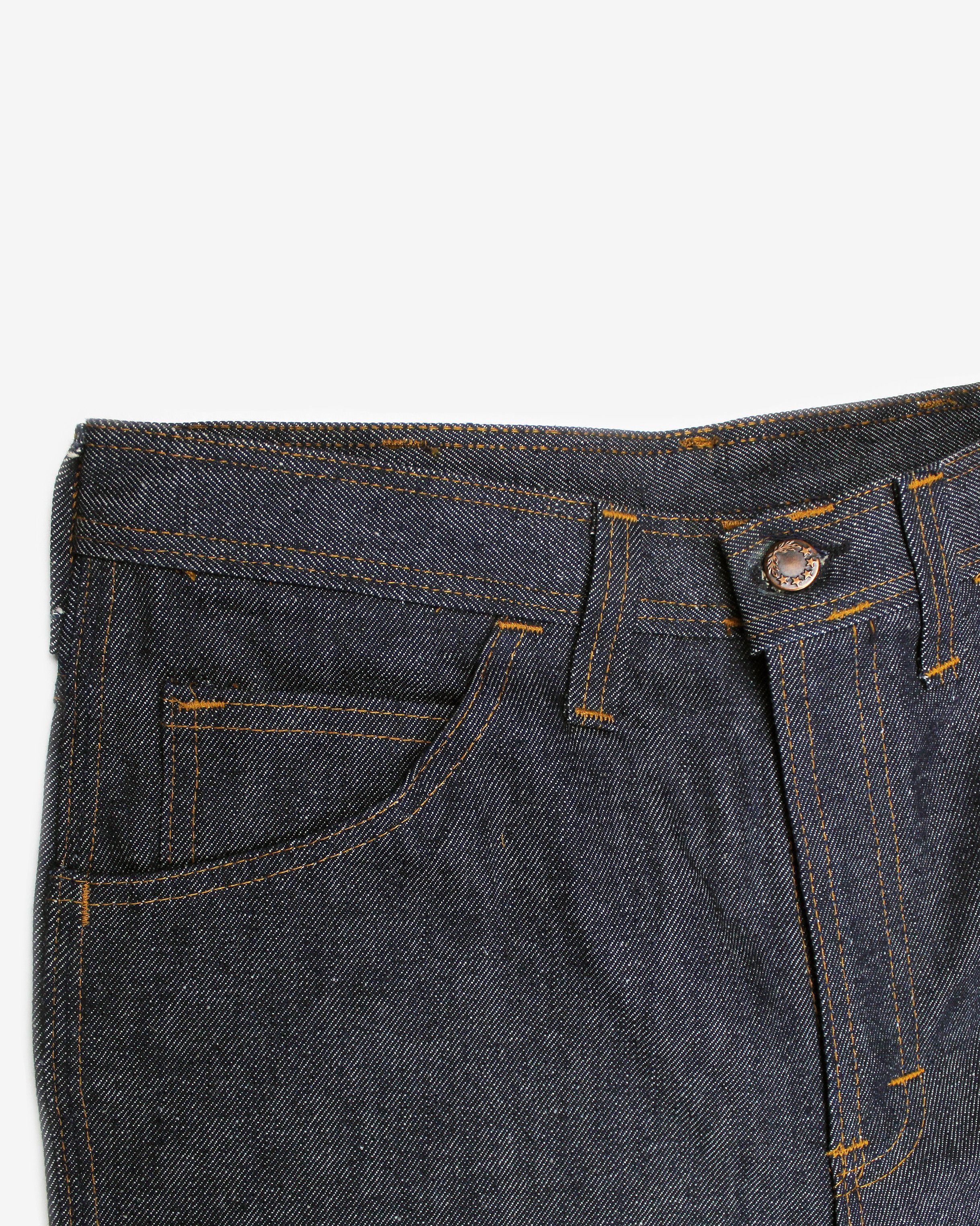Vintage NOS 70s 80s FRONTIER dark wash bootcut denim jeans DS Size US 30 / EU 46 - 3 Thumbnail