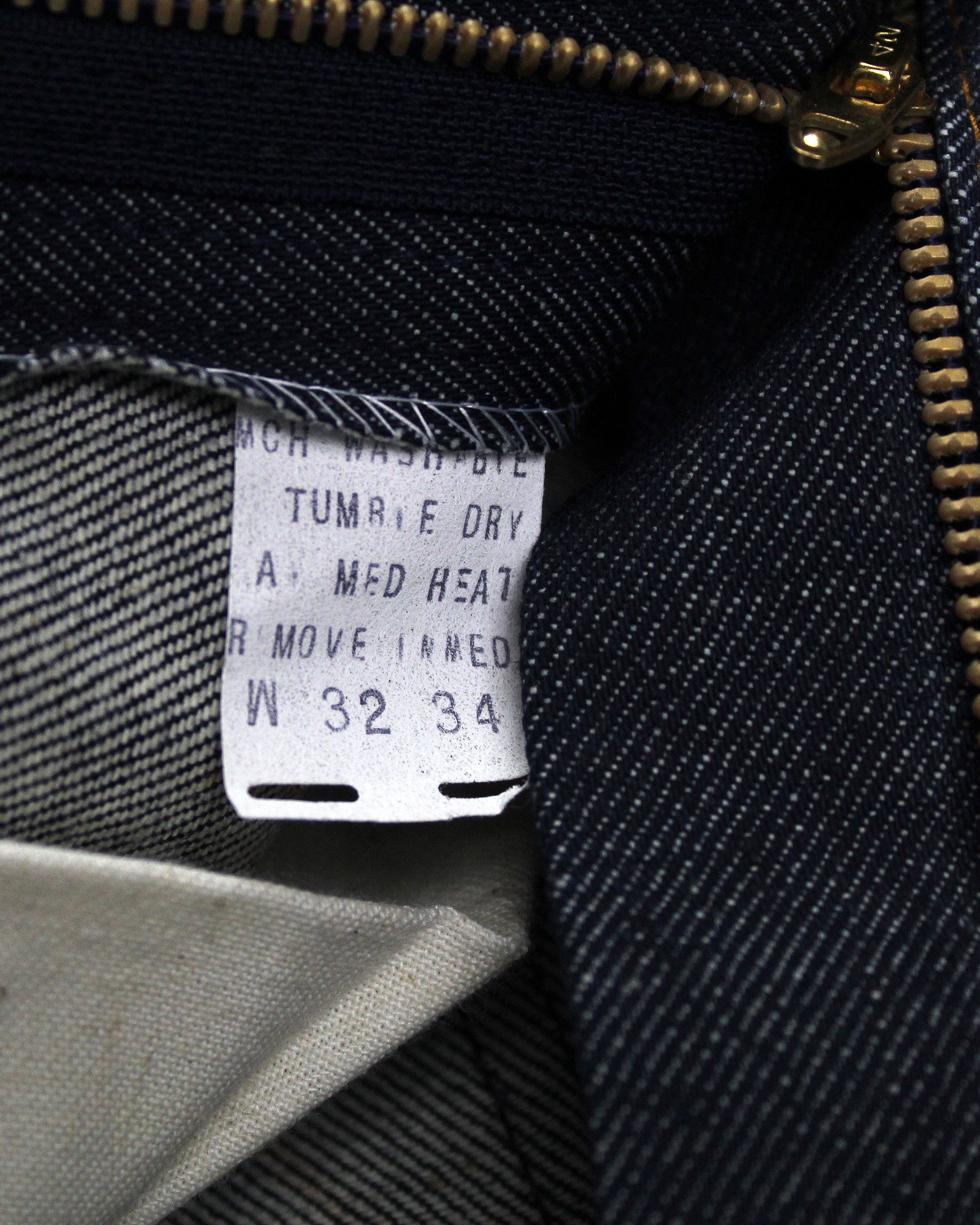 Vintage NOS 70s 80s FRONTIER dark wash bootcut denim jeans DS Size 30" / US 8 / IT 44 - 6 Thumbnail