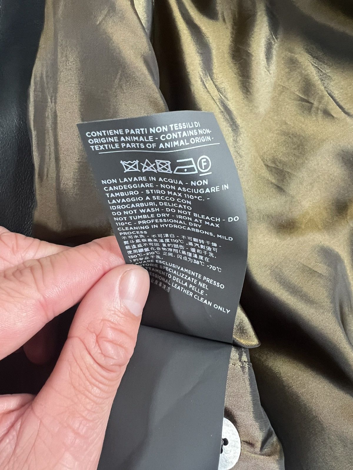 Ermenegildo Zegna × Fear of God Fear of god Zegna leather