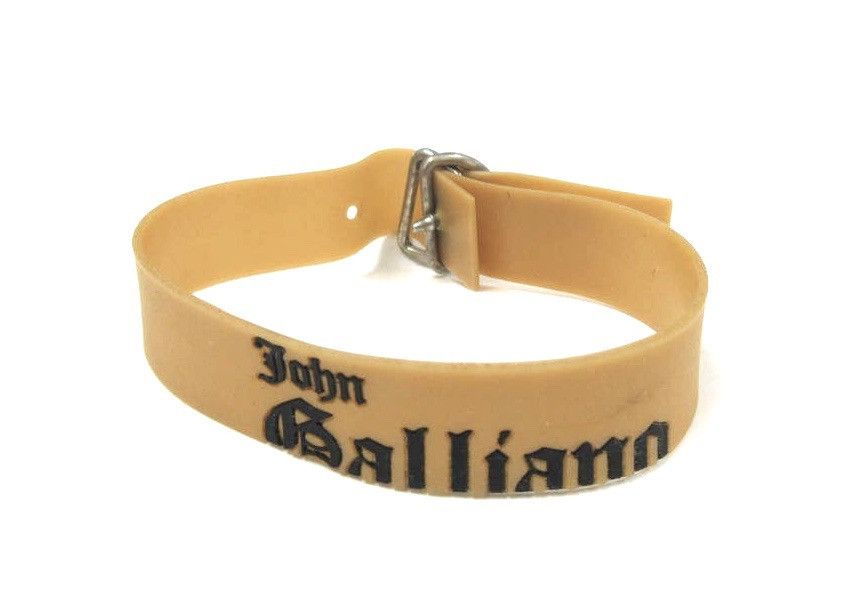 John Galliano Galliano Rubber Bracelet Size ONE SIZE - 1 Preview
