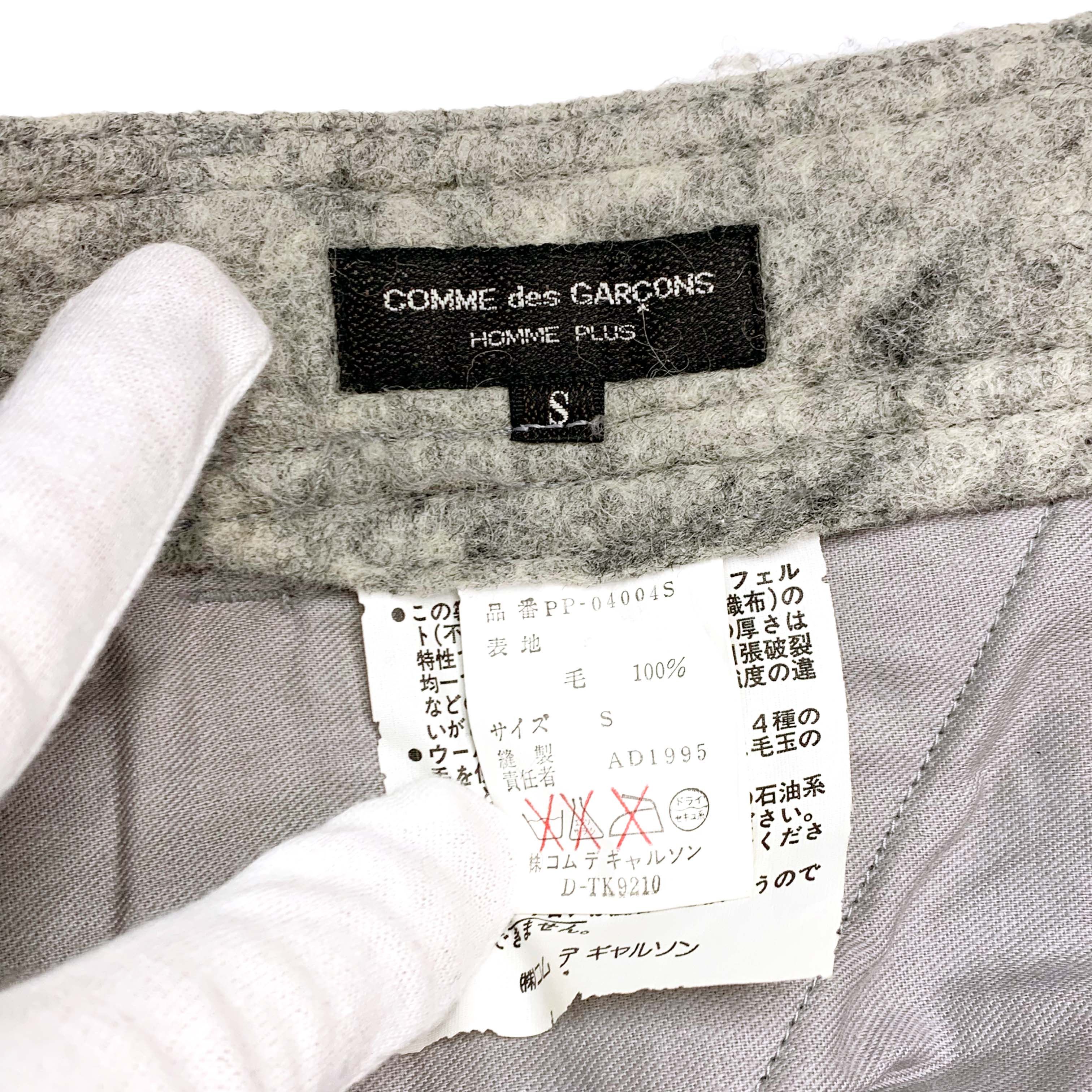 Comme des Garcons × Comme des Garcons Homme × Comme des Garcons Homme Plus AW95 Numbered Oversized Pressed Wool Felt Set Size 52R - 13 Thumbnail