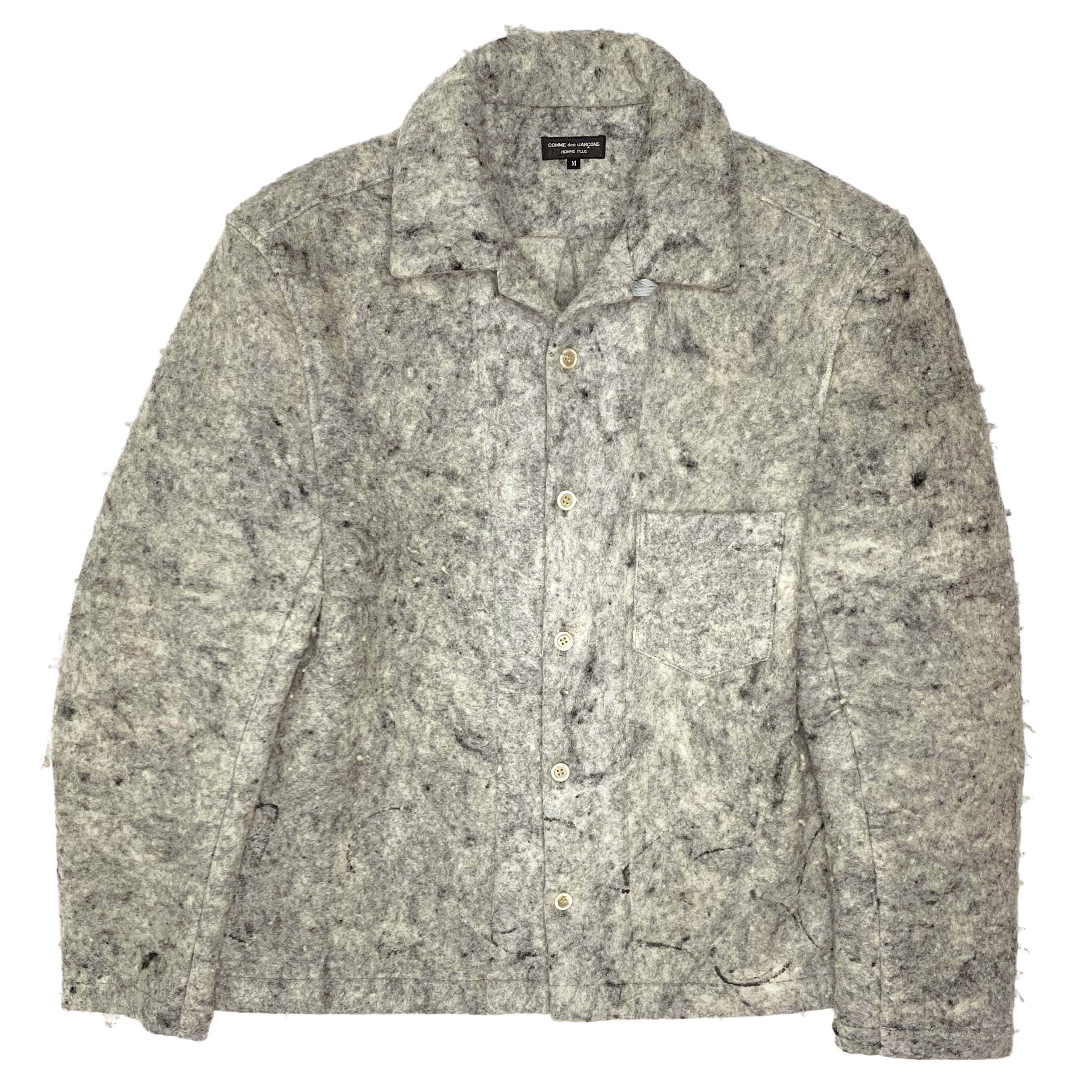 Comme des Garcons × Comme des Garcons Homme × Comme des Garcons Homme Plus AW95 Numbered Oversized Pressed Wool Felt Set Size 52R - 2 Thumbnail