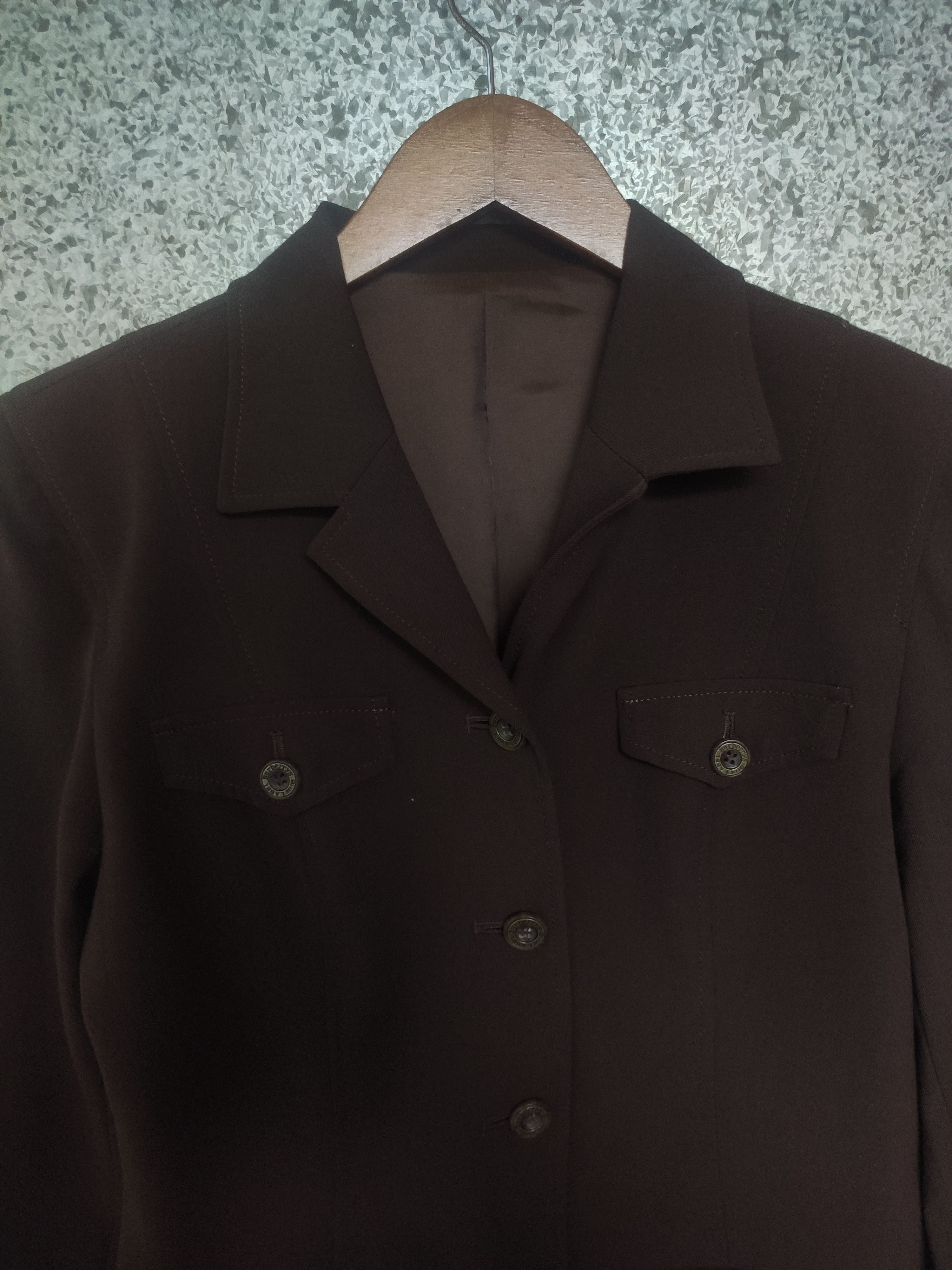 Burberry Vintage Burberry jacket button up Size S / US 4 / IT 40 - 2 Thumbnail