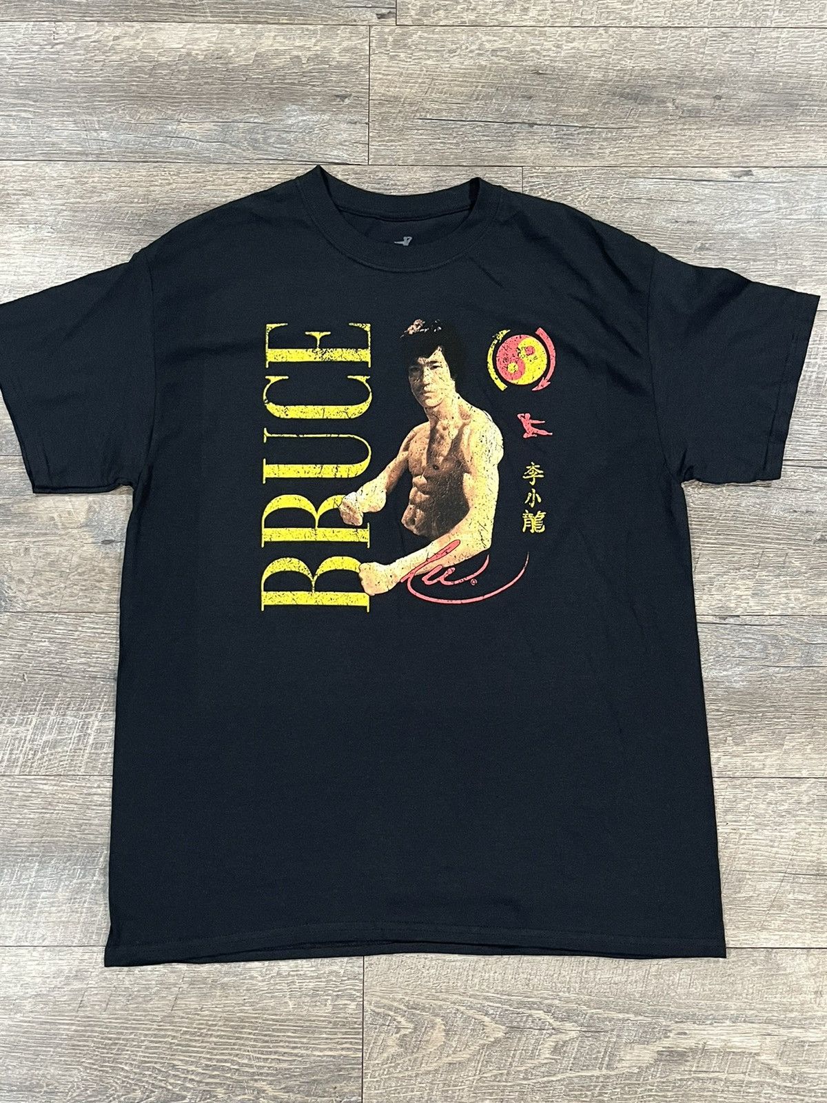 Vintage Bruce Lee Black Tee Shirt Size Large Size US L / EU 52-54 / 3 - 1 Thumbnail