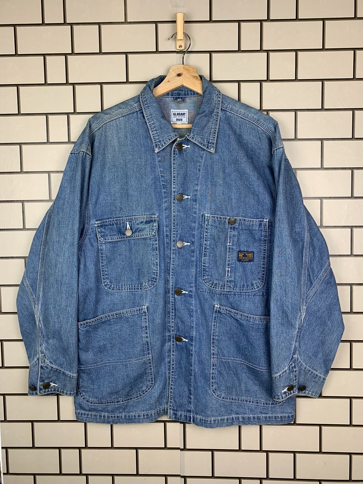 Japanese Brand × Vintage Vintage Japanese Brand GL Heart Chore Jacket Size US M / EU 48-50 / 2 - 1 Thumbnail