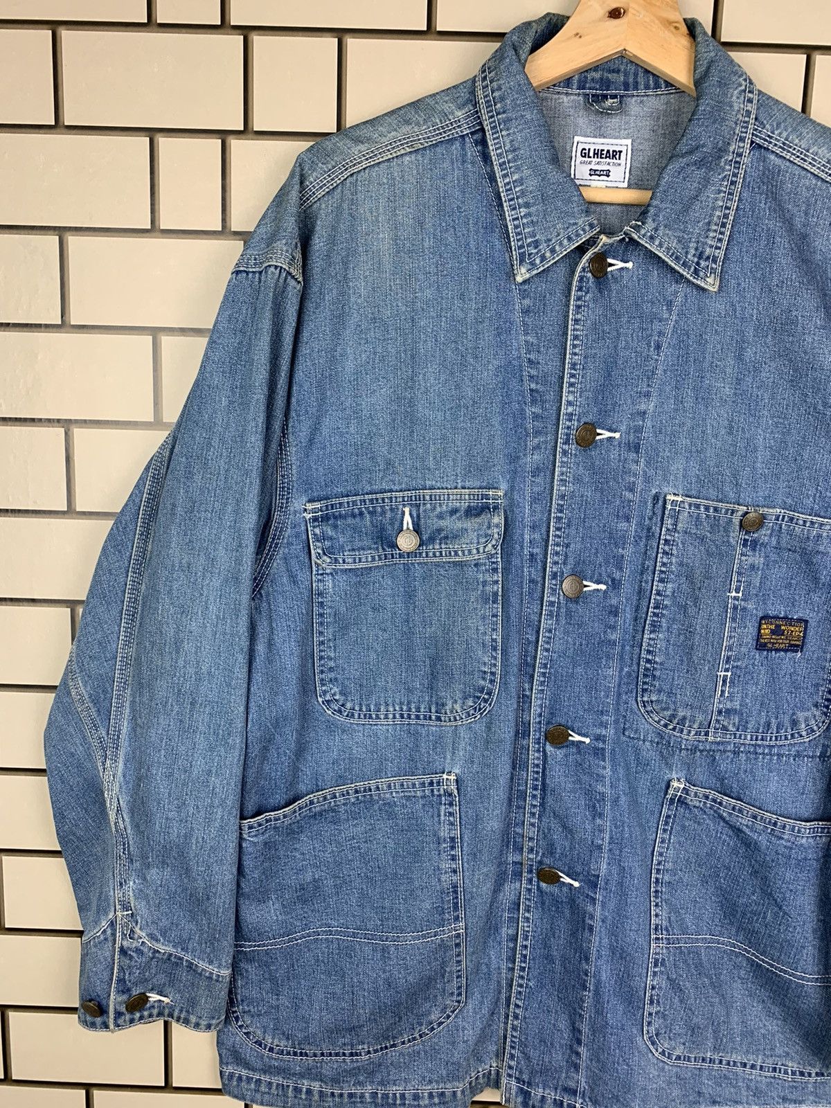 Japanese Brand × Vintage Vintage Japanese Brand GL Heart Chore Jacket Size US M / EU 48-50 / 2 - 4 Thumbnail