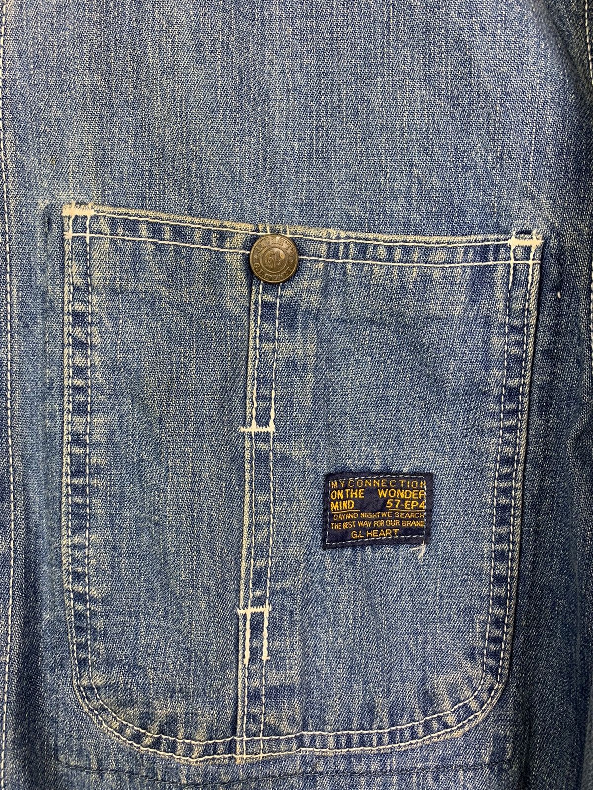 Japanese Brand × Vintage Vintage Japanese Brand GL Heart Chore Jacket Size US M / EU 48-50 / 2 - 7 Thumbnail