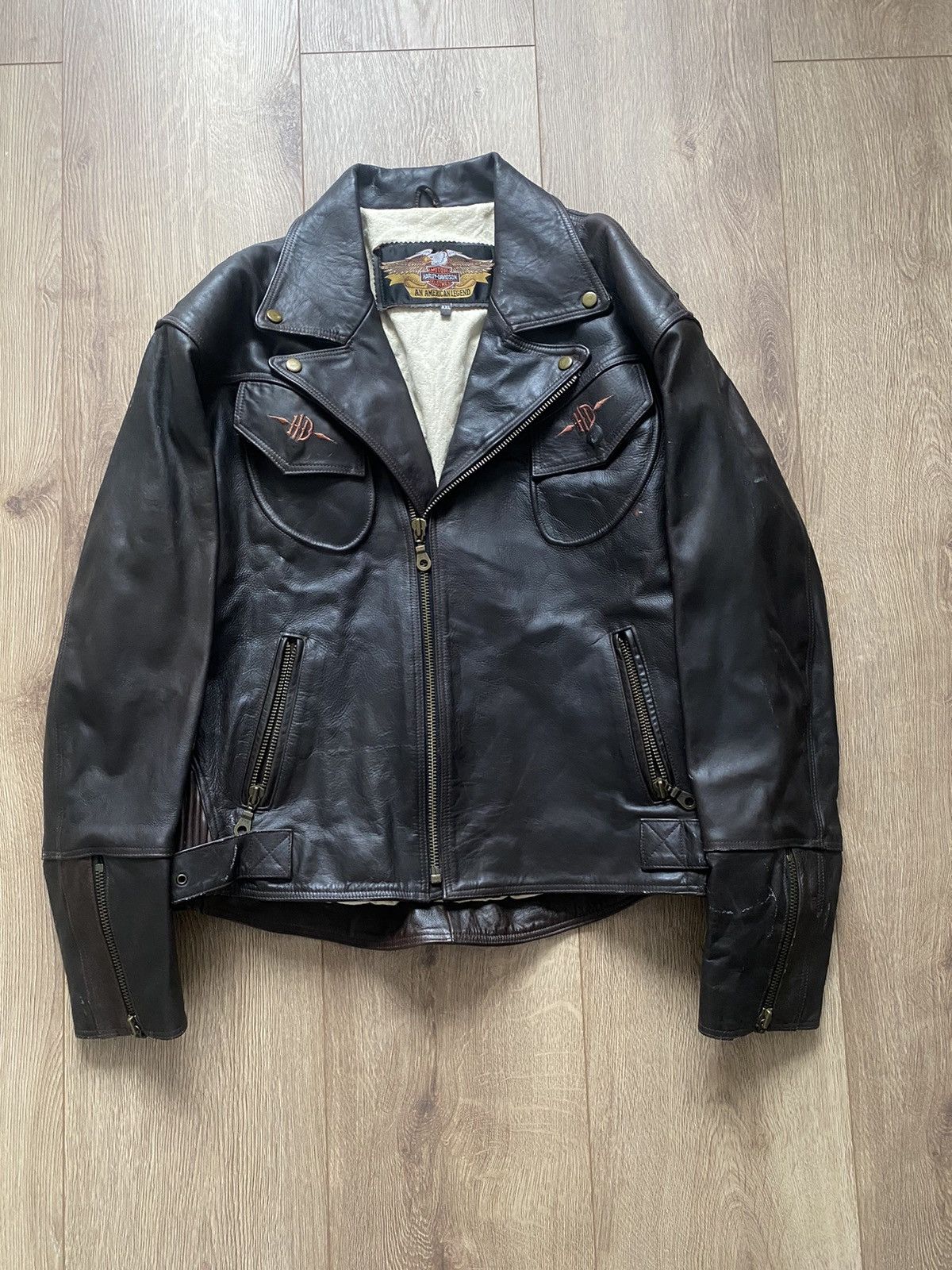Harley Davidson × Vintage Vintage Harley Davidson Leather